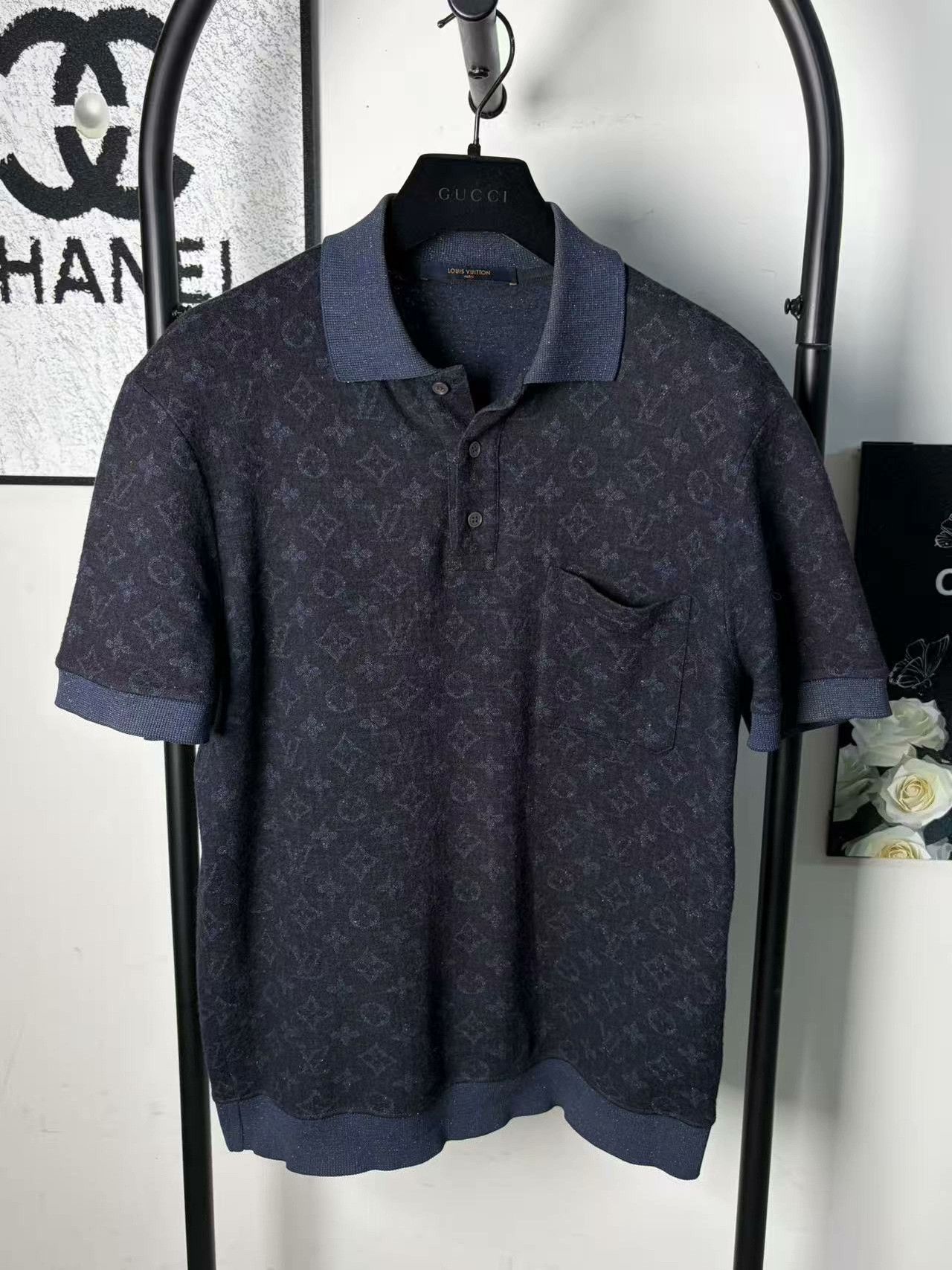 Louis Vuitton Louis Vuitton Knit White Polo l Men Size US L / EU 52-54 / 3 - 1 Thumbnail