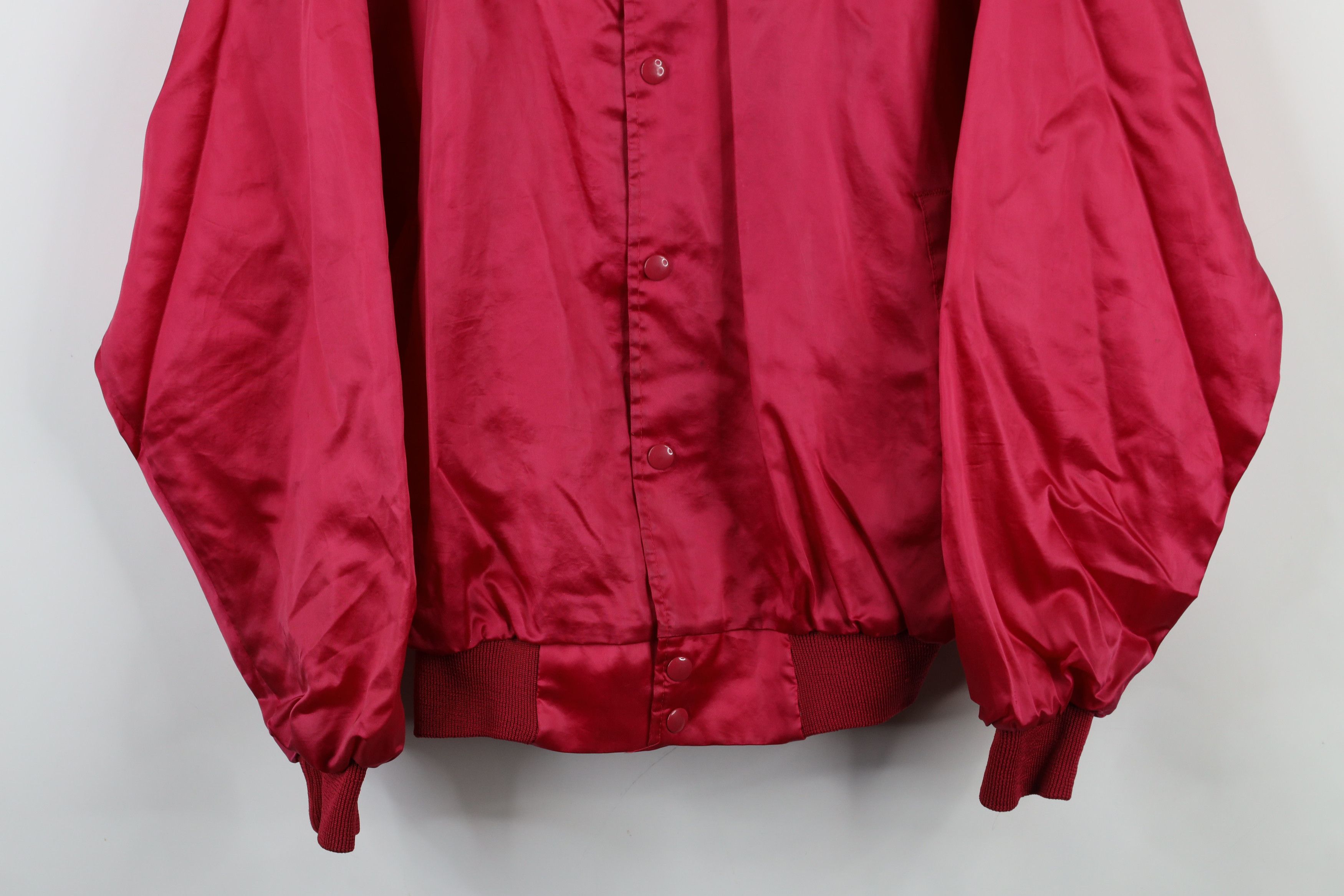 Vintage Vintage 90s Streetwear Smoothies Satin Bomber Jacket USA Size US L / EU 52-54 / 3 - 3 Thumbnail