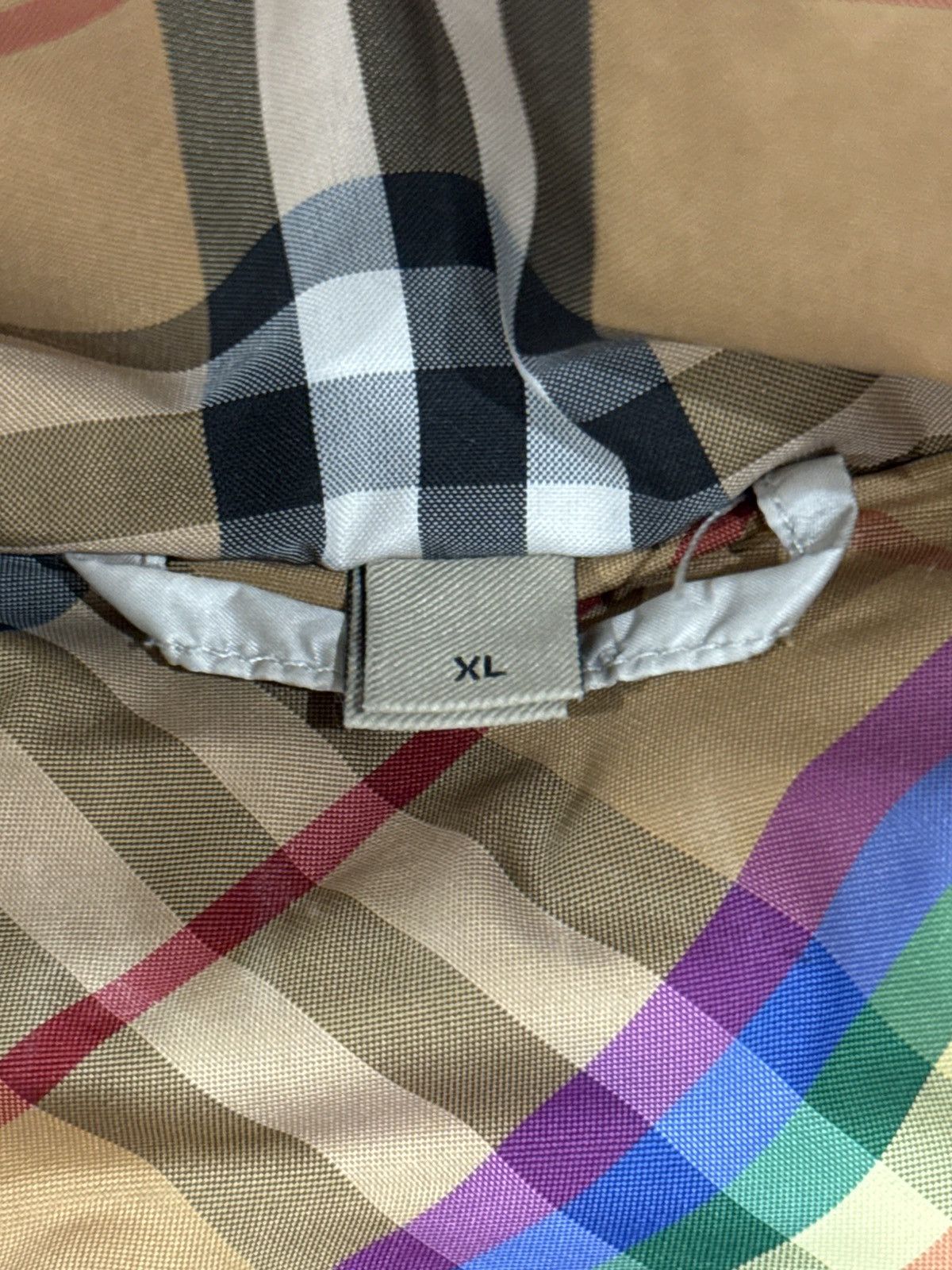 Burberry Burberry London Rainbow Check Lined Puffer Jacket FW18 Size XL / US 12-14 / IT 48-50 - 13 Thumbnail
