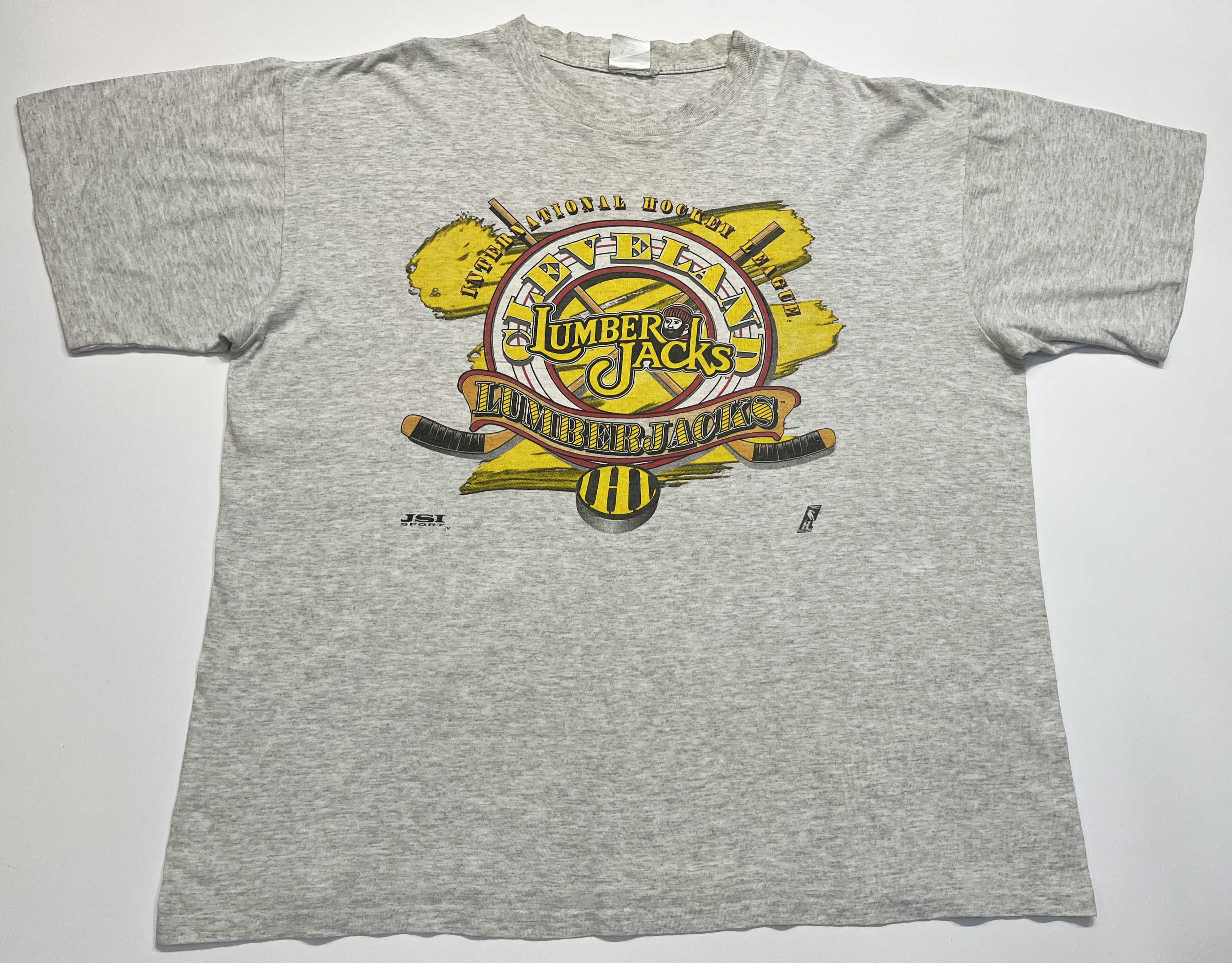 Vintage Vintage Cleveland Lumberjacks IHL Minor Hockey T-Shirt Size US XL / EU 56 / 4 - 1 Thumbnail