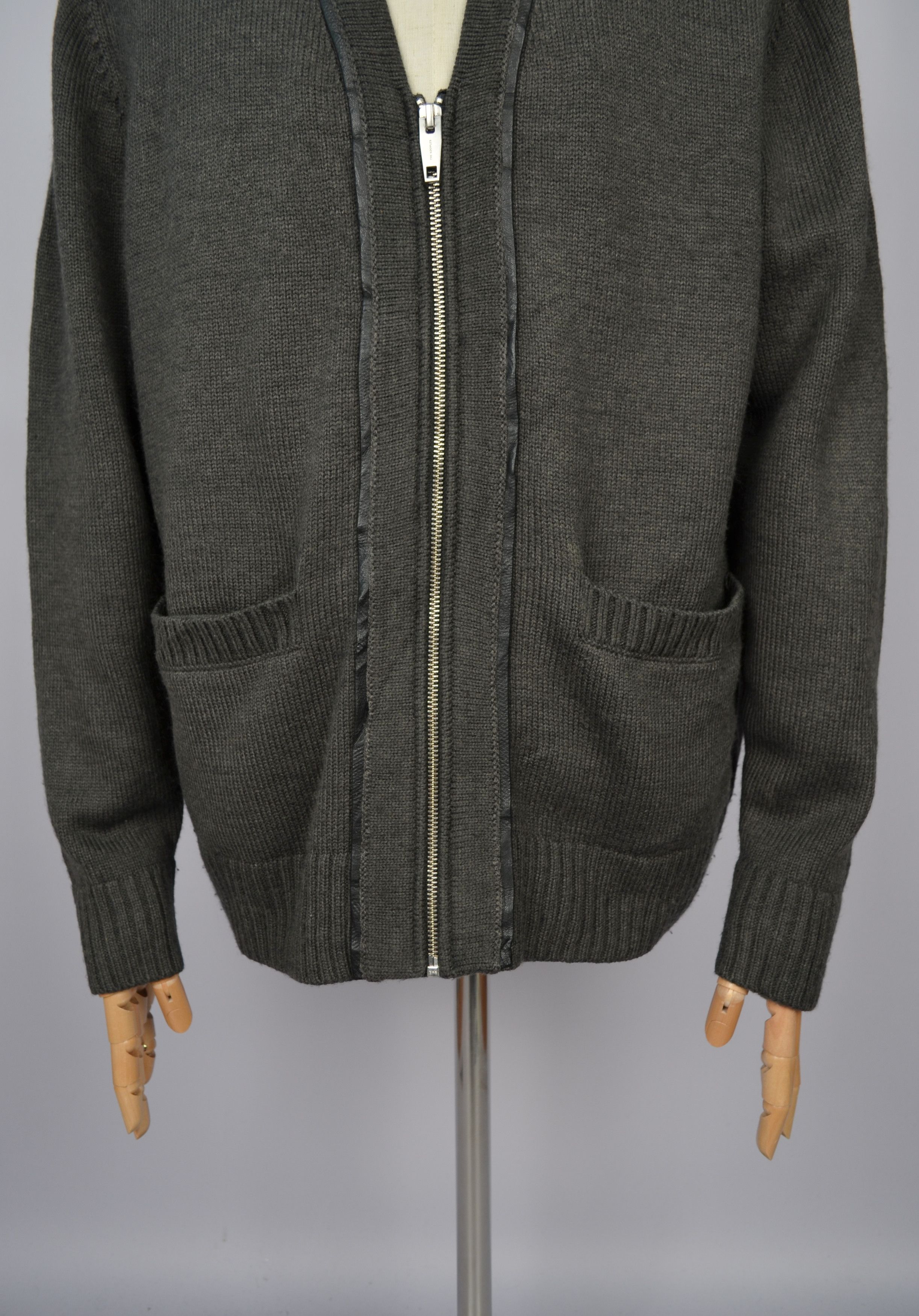Designer × The Kooples The Kooples Full Zip Wool Blend Knit Jacket Cardigan Sweater Size US M / EU 48-50 / 2 - 3 Thumbnail