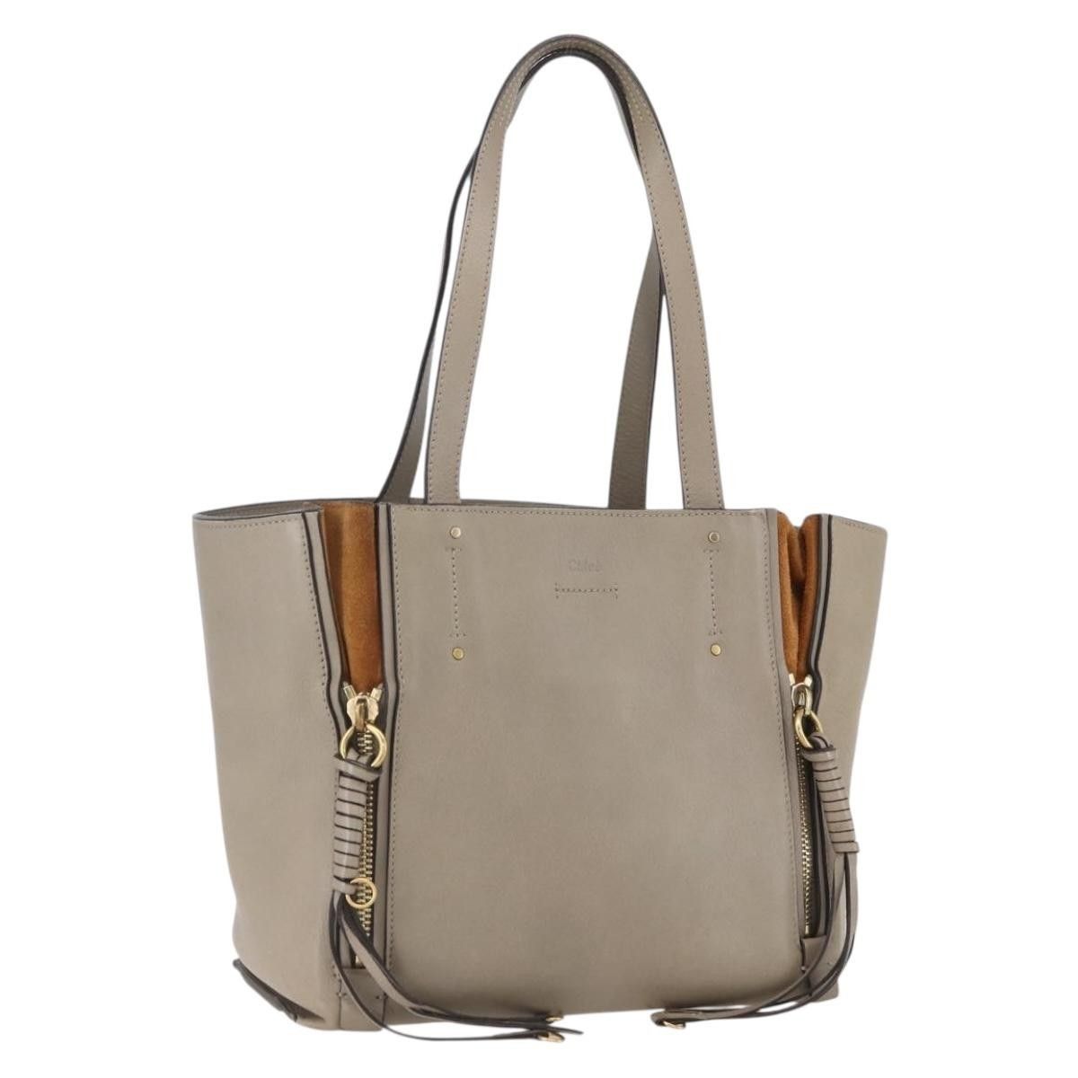 Chloe Chloe Milo Shopping Tote Leather Size ONE SIZE - 1 Thumbnail