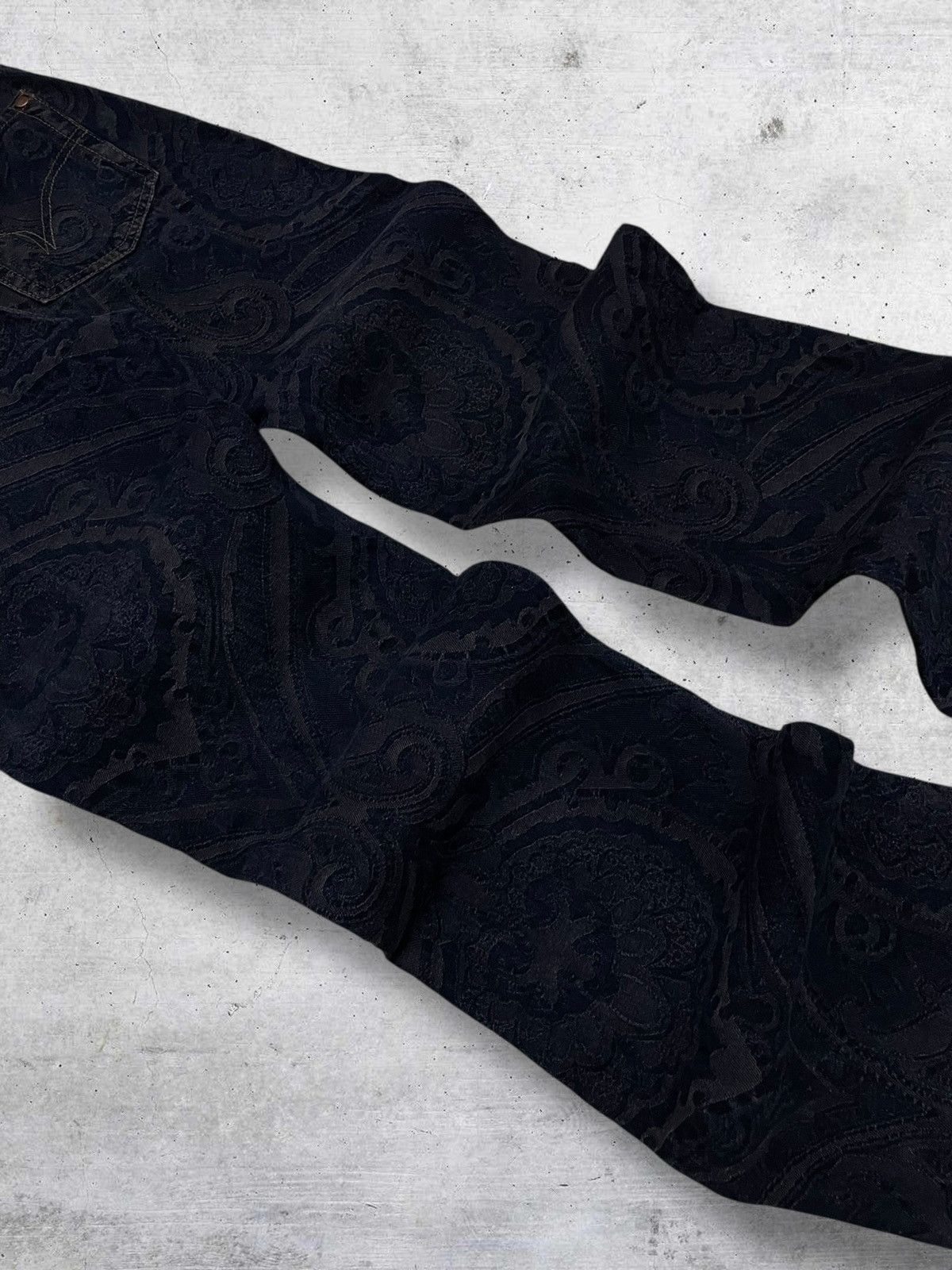 Japanese Brand VINTAGE DKNY DESIGNER PAISLEY FLARED STREETWEAR DENIM Size US 30 / EU 46 - 10 Thumbnail