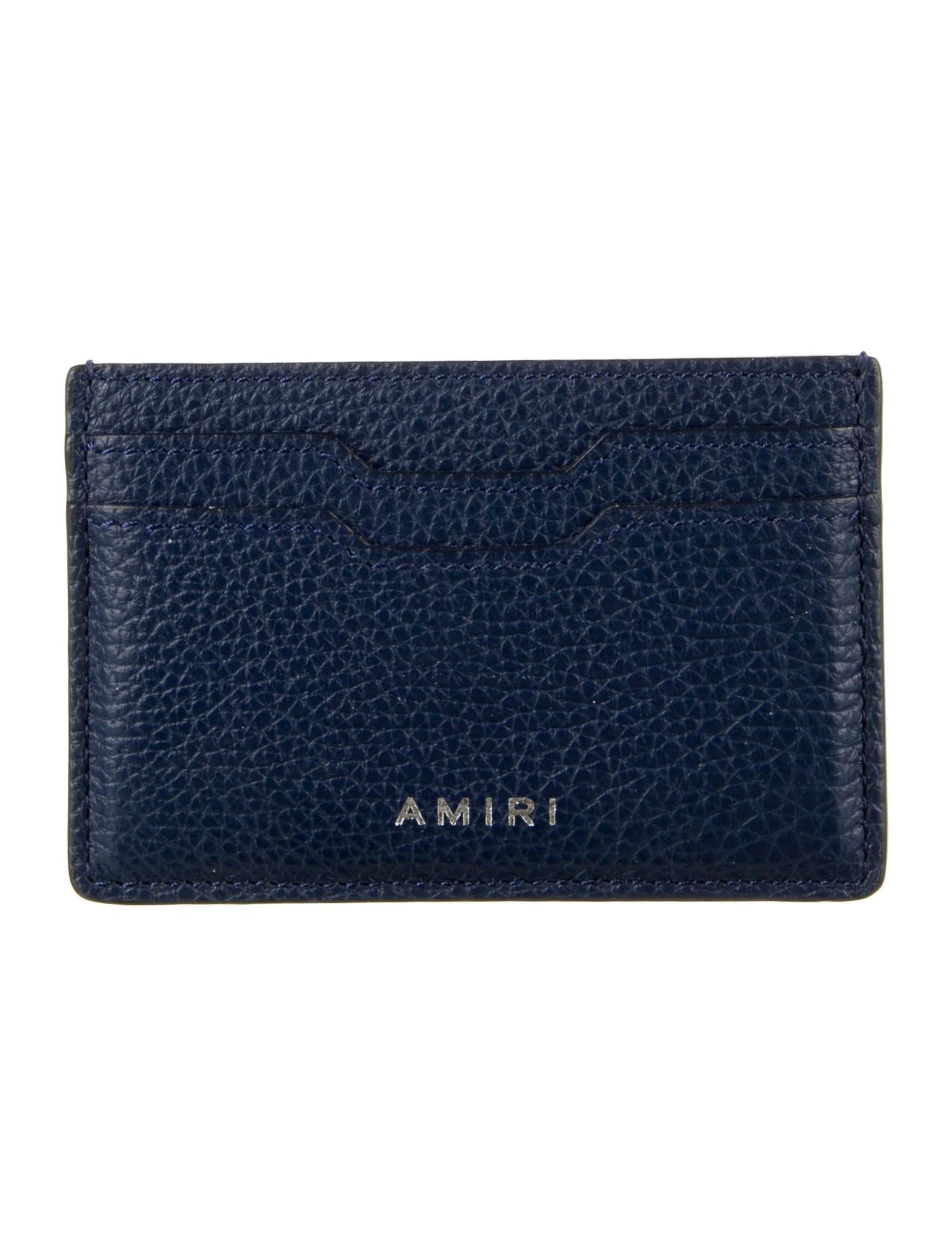 Amiri o1gr1nt0325 Size: OS / Iconic Emb Leather Card Holder Navy Size ONE SIZE - 1 Preview