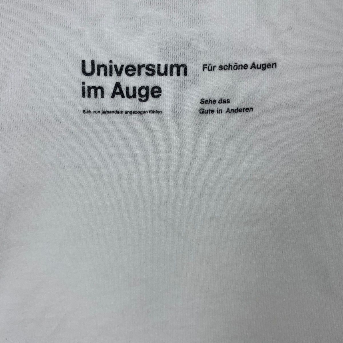 Vintage UNIVERSUM IM AUGE Stock Image Eyes Graniph Tee Shirt Top Size XS / US 0-2 / IT 36-38 - 5 Thumbnail
