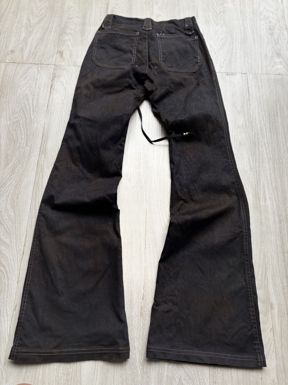 Japanese Brand BA-TSU lace-up flare pants Size US 26 / EU 42 - 6 Thumbnail