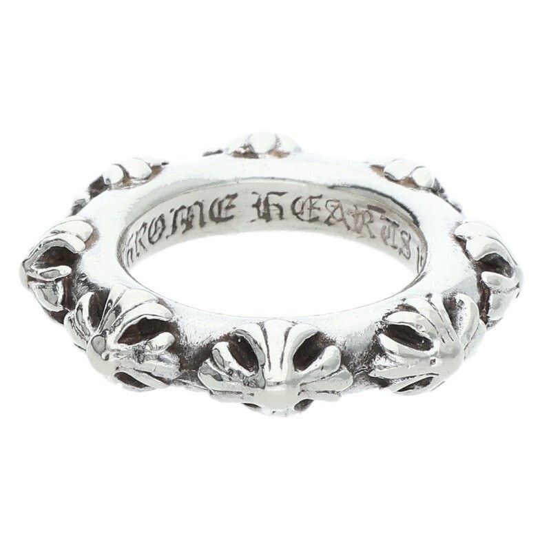 Chrome Hearts Chrome Hearts Cross Band Silver Ring Size ONE SIZE - 1 Thumbnail