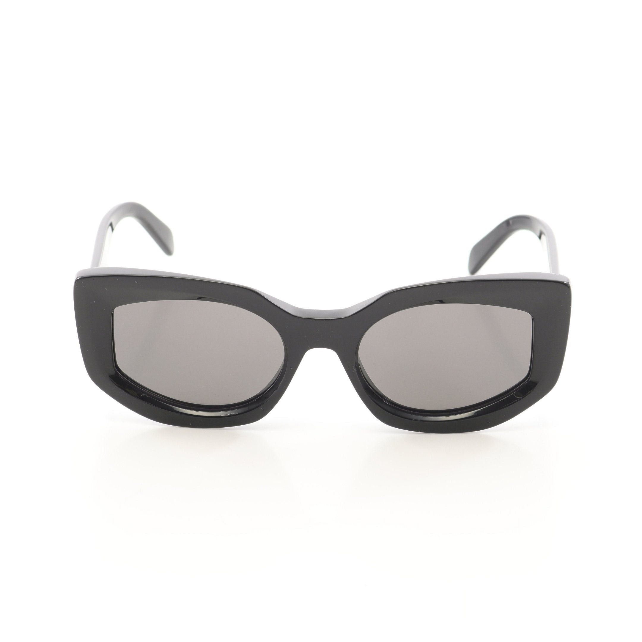 Celine CELINE 40249 MONOCHROMS Black Logo Sunglasses