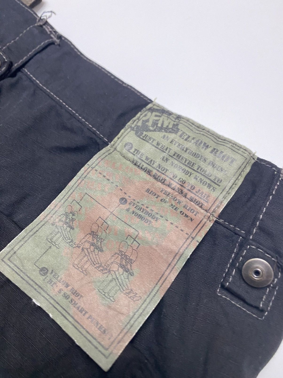 PPFM Rare PPFM Yellow Riot Punk Tactical Cargo Iconic Size US 32 / EU 48 - 9 Thumbnail