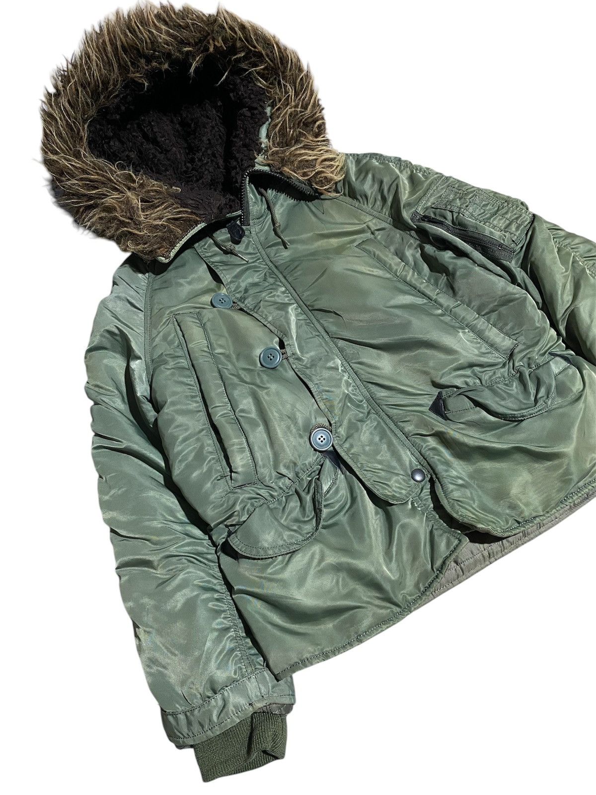14th Addiction × KMRii goa bono style - rna inc slang n2b fur bomber jacket Size US M / EU 48-50 / 2 - 2 Thumbnail