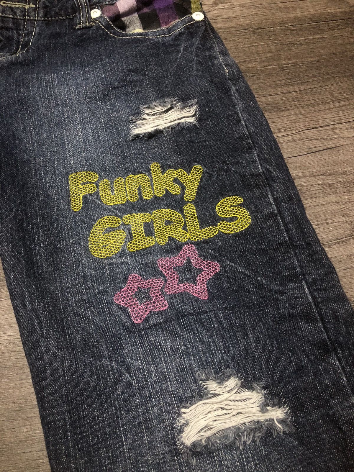 Designer × Japanese Brand C.O.L.Z.A FUNKY GIRLS RAKISH STYLE JOY US DOUBLE WAIST JAPAN Size US 32 / EU 48 - 19 Thumbnail