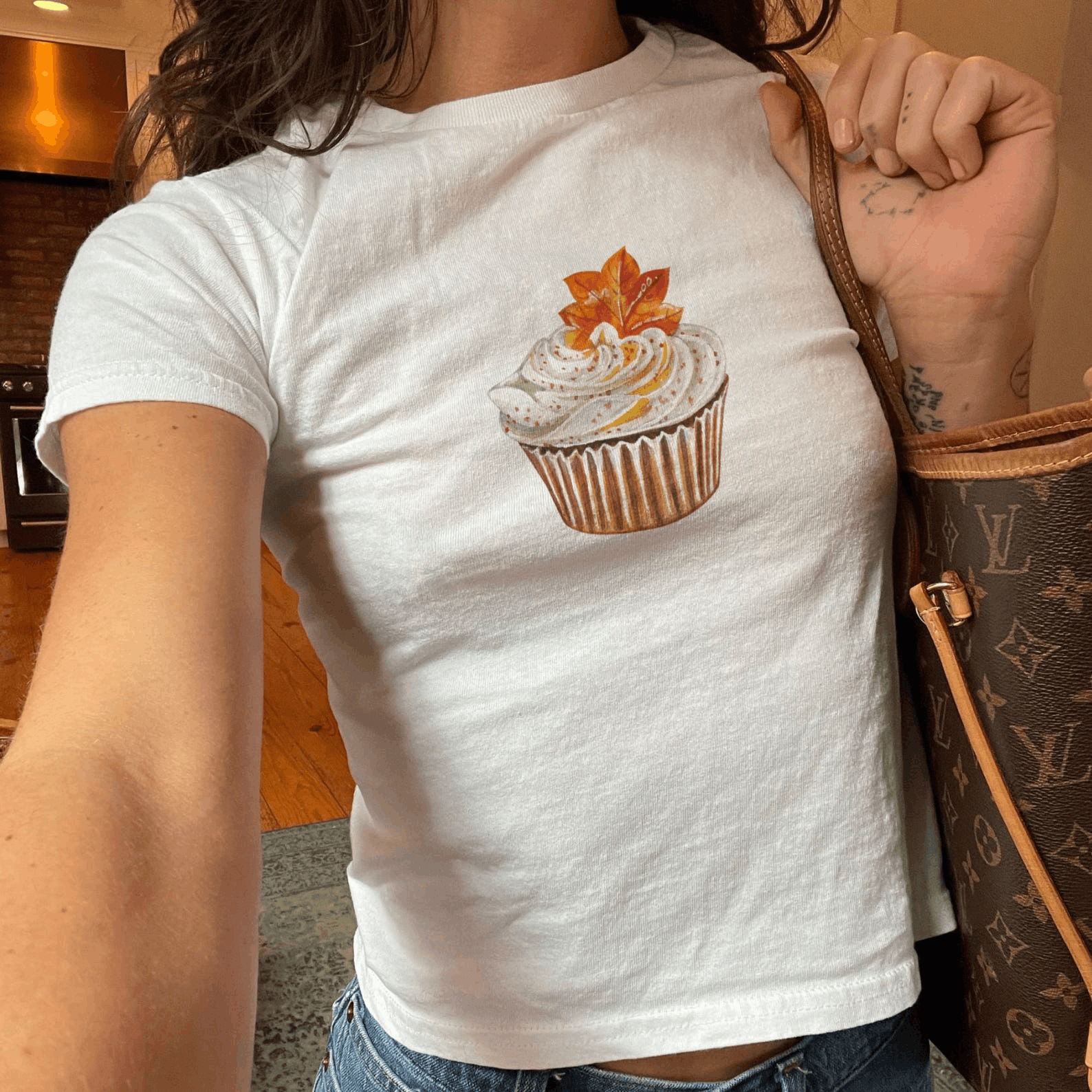 Other My Lil Cupcake Baby Tee – Y2K Coquette Aesthetic Size S / US 4 / IT 40 - 3 Thumbnail