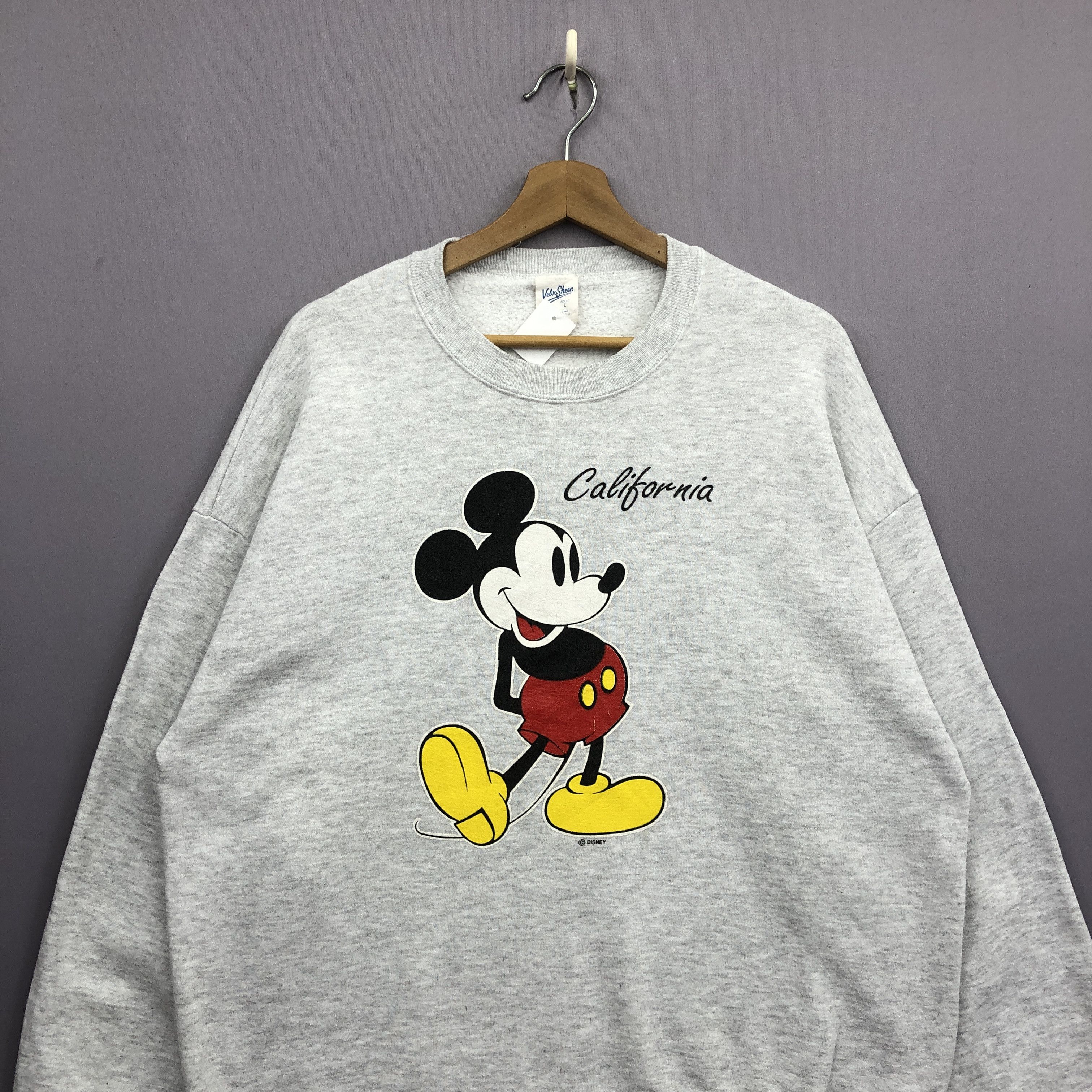 Mickey Mouse Vintage 90s Mickey Mouse Sweater California Sweatshirt Size US L / EU 52-54 / 3 - 2 Thumbnail