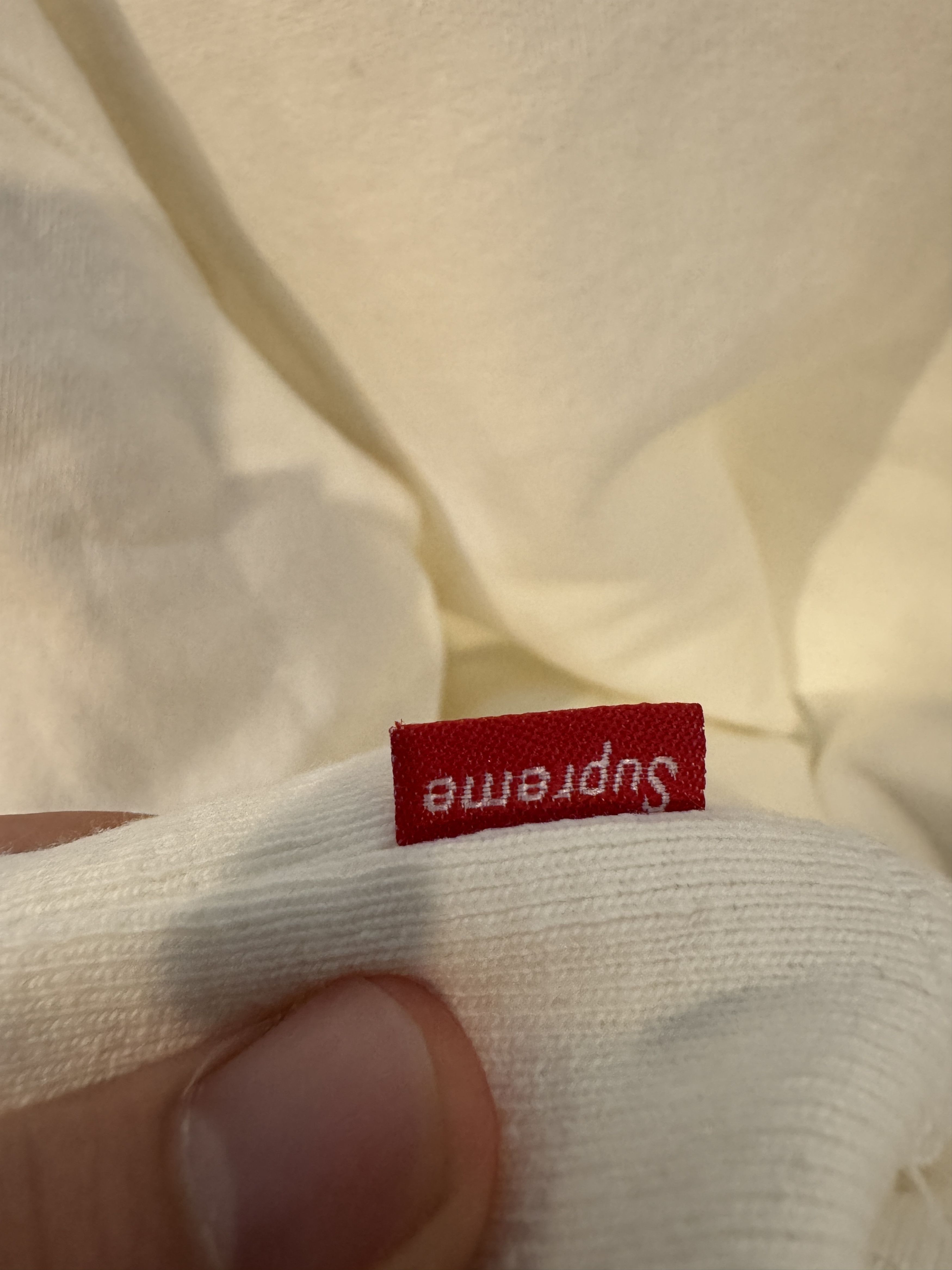 Supreme Supreme Stacked Crewneck Fleece White Size US L / EU 52-54 / 3 - 7 Thumbnail