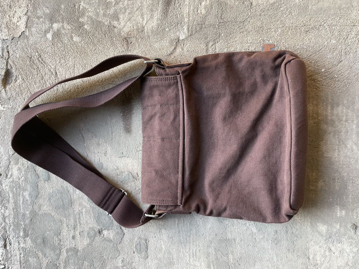 Puma × Vintage Vintage Puma Brown Y2K Crossbody Messenger Bag Size ONE SIZE - 6 Thumbnail