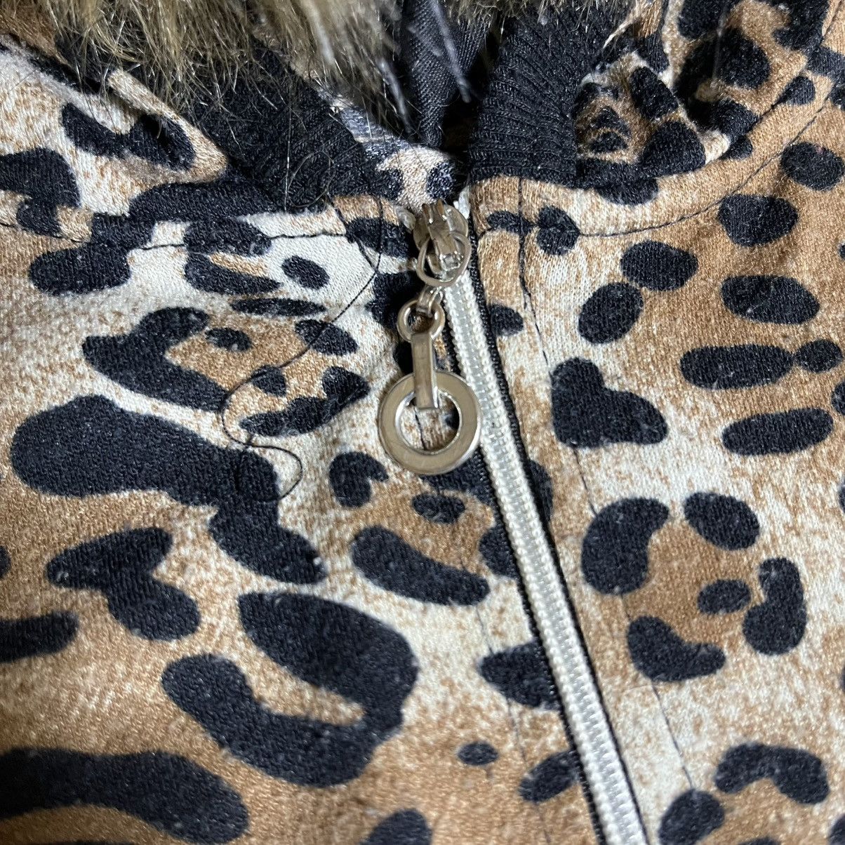 Hysteric Glamour Y2K Leopard Fur Trim Hooded Zip Up Hoodie Size US M / EU 48-50 / 2 - 4 Thumbnail