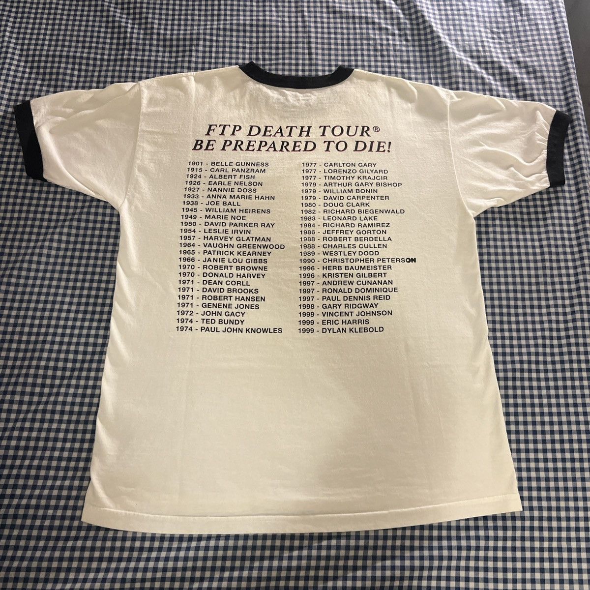 Fuck The Population FTP Death Tour Tee Size US XL / EU 56 / 4 - 4 Thumbnail