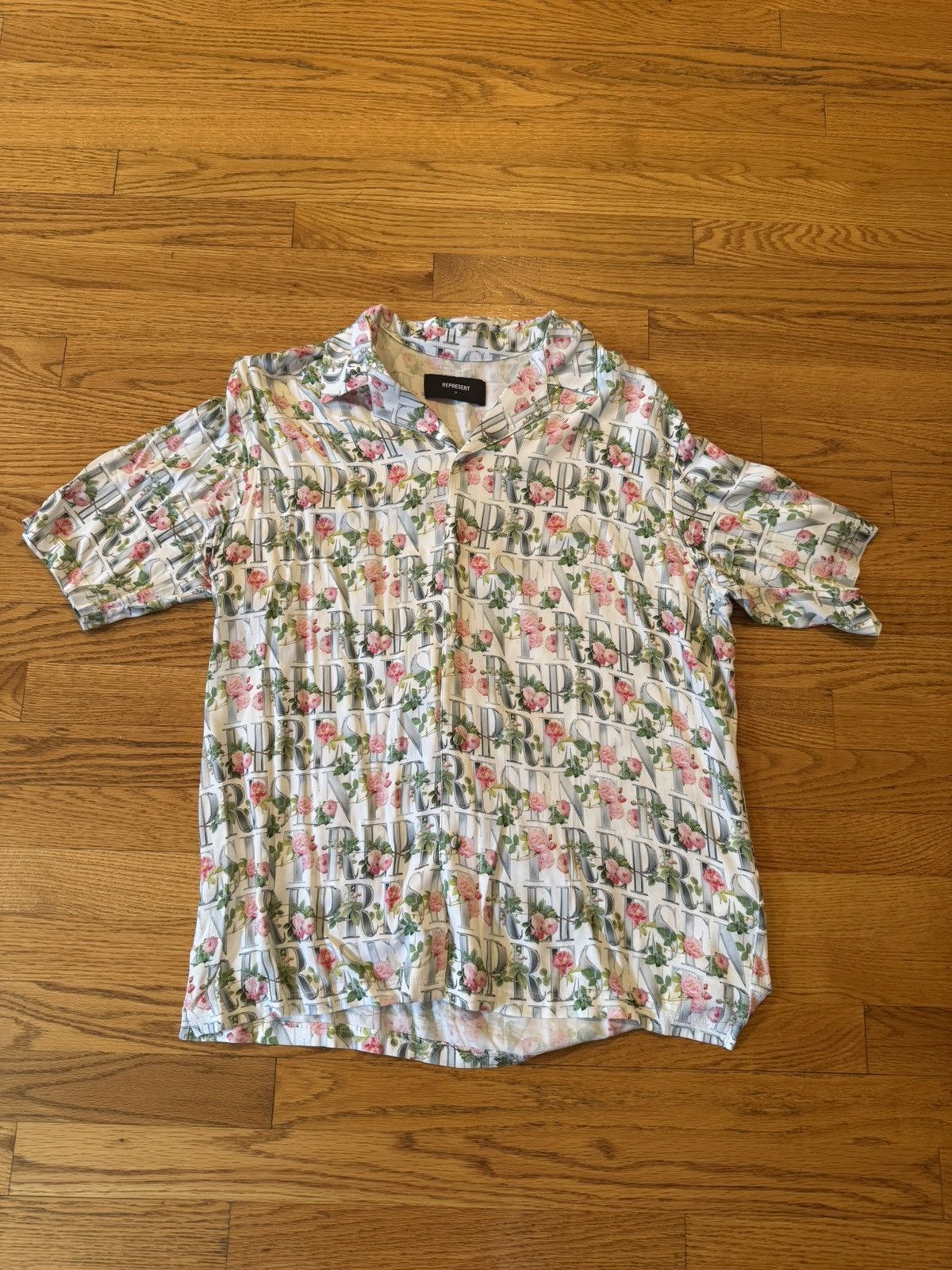 Represent Clo. REPRESENT FLORAL BUTTON-UP SHIRT Size US S / EU 44-46 / 1 - 3 Thumbnail