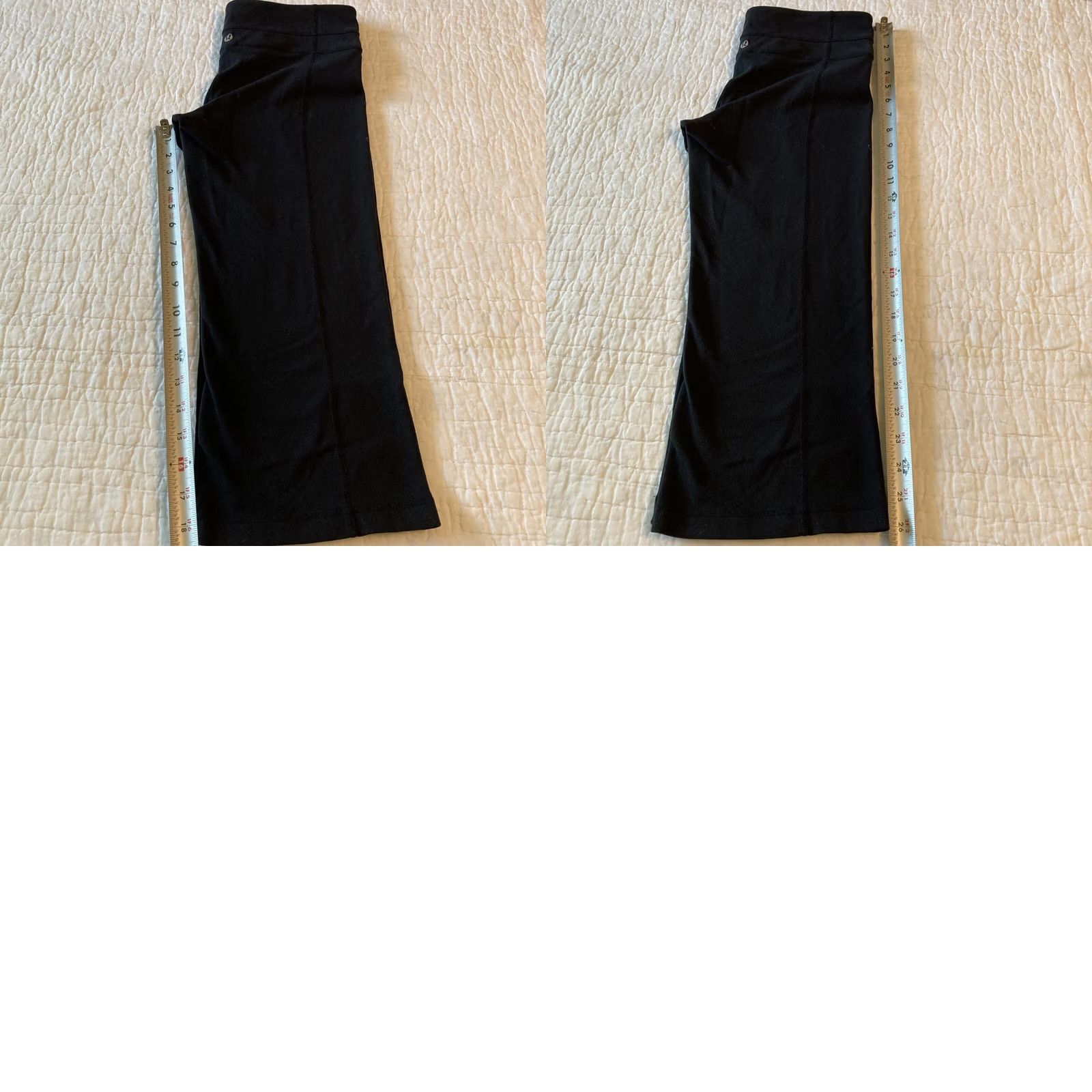 Lululemon Lululemon Black Stretch Yoga Pants Size 6 Cropped Leggings Athleisure Gym Women Size 28" / US 6 / IT 42 - 8 Thumbnail
