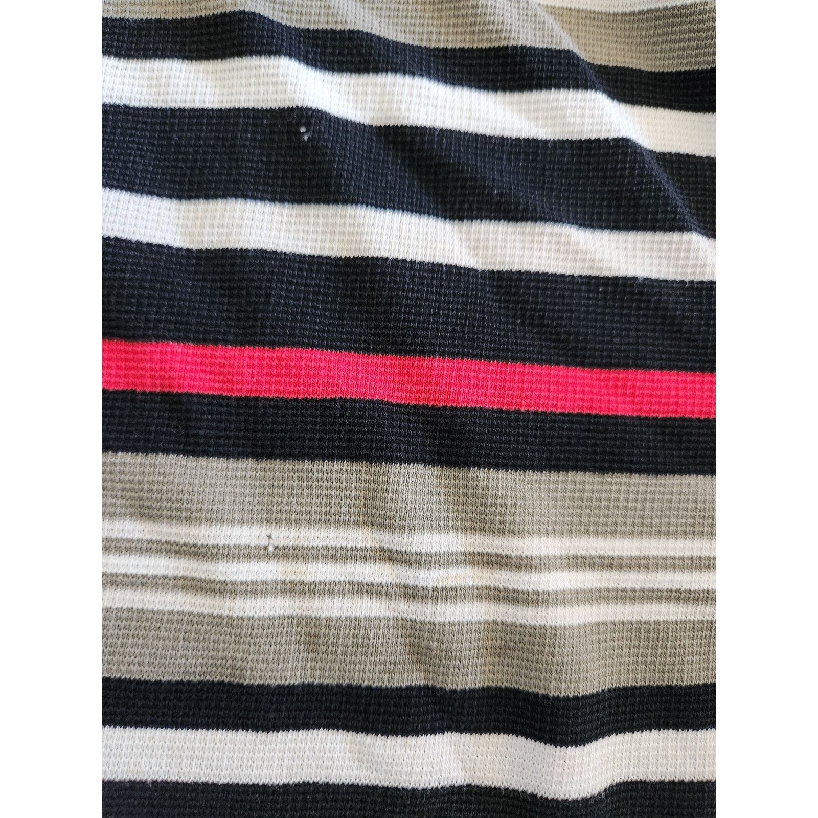 Southpole Y2k South Pole Men's Red & Black Striped Polo XL Size US XL / EU 56 / 4 - 8 Thumbnail