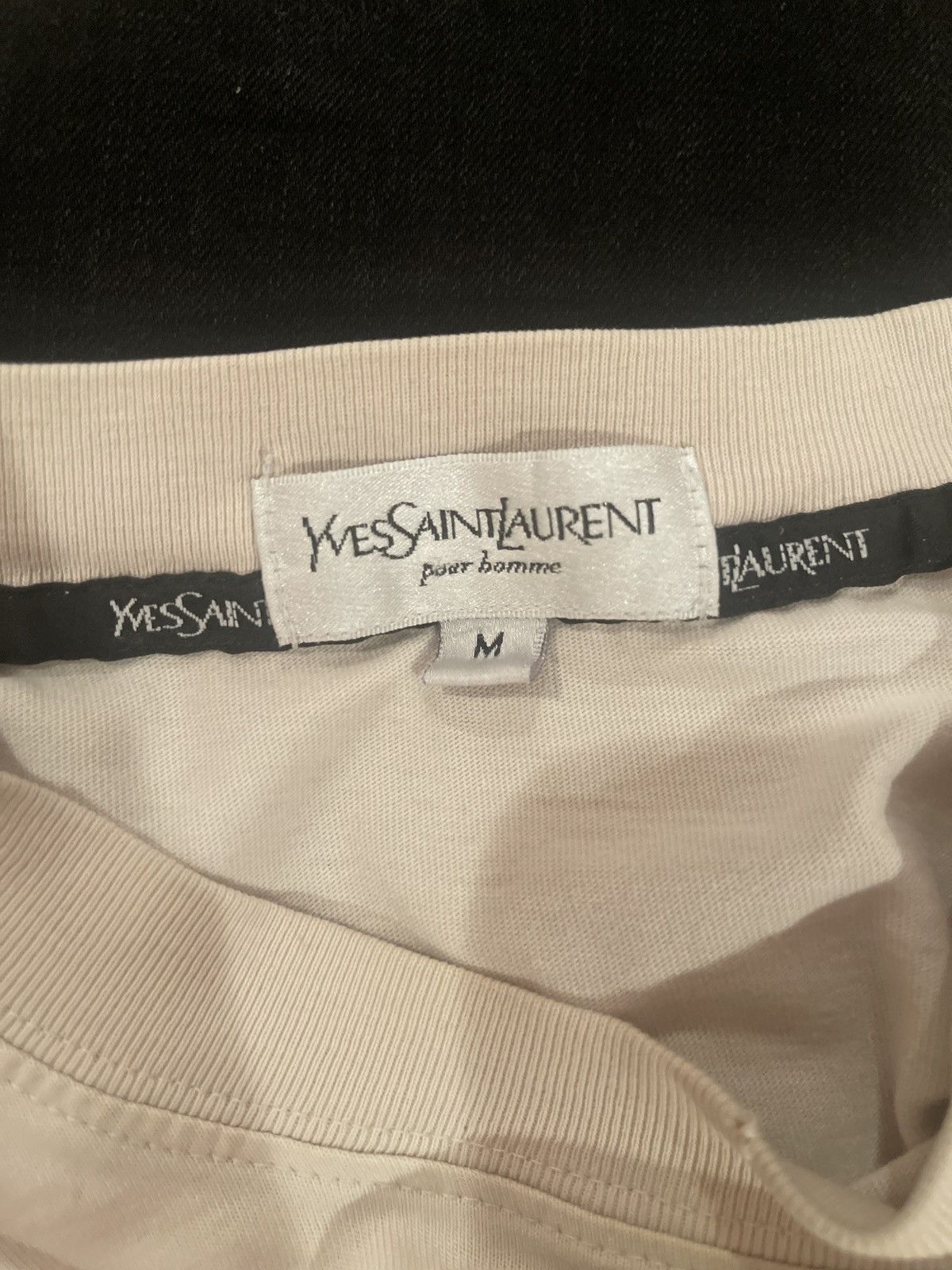 Yves Saint Laurent YSL Pour Homme Tee Size US M / EU 48-50 / 2 - 4 Thumbnail