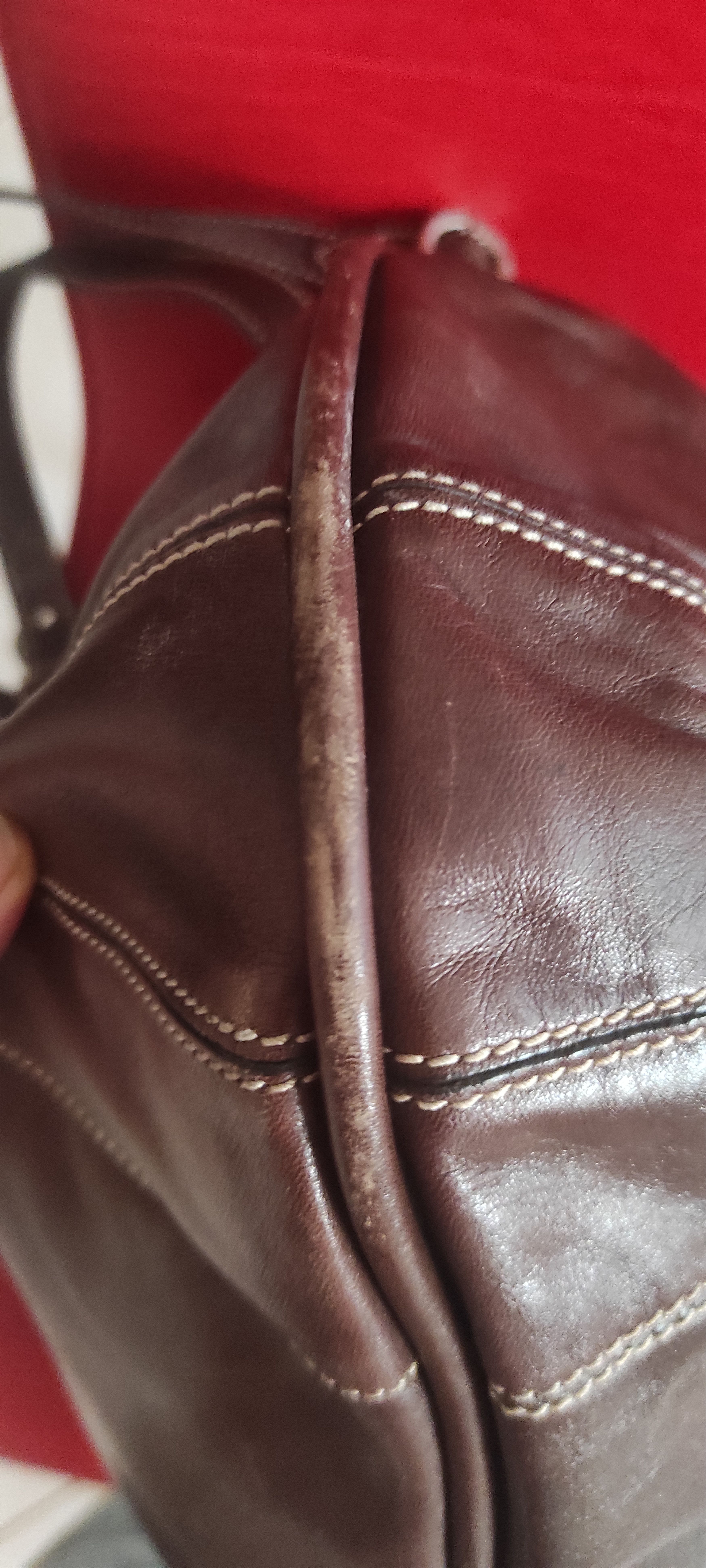 Hogan Hogan Vintage Cognac Brown Leather Shoulder Bag Made Italy Size ONE SIZE - 22 Thumbnail