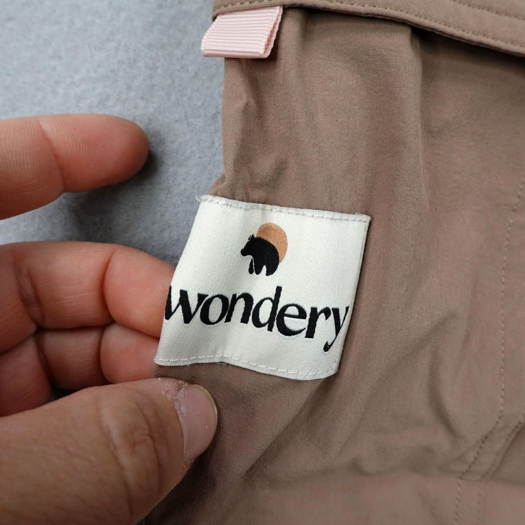 Vintage Wondery Pants Womens Medium Pink Brown Cargo Joggers Lightweight Performance Size 32" / US 10 / IT 46 - 4 Thumbnail