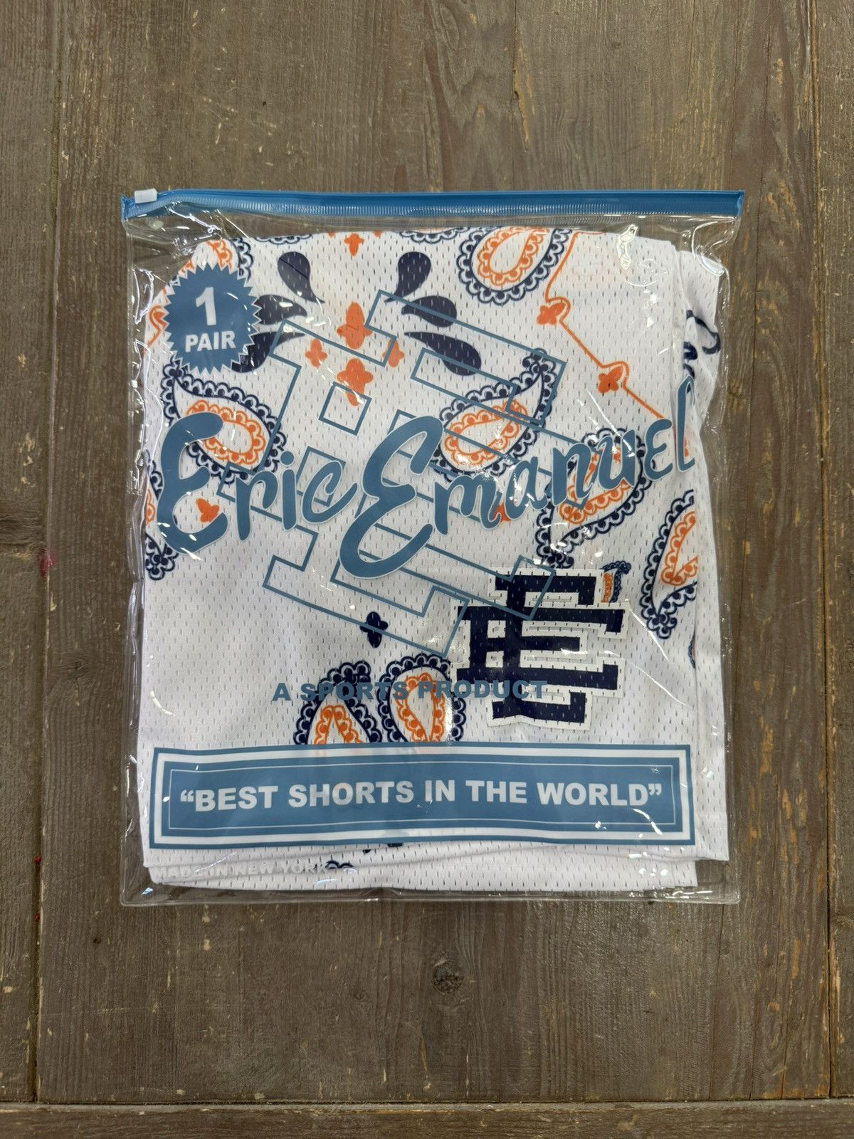 Eric Emanuel ⚡️ Eric Emanuel EE Basic Mesh Shorts Paisley White XXL 2XL ⚡️ Size US 38 / EU 54 - 4 Thumbnail