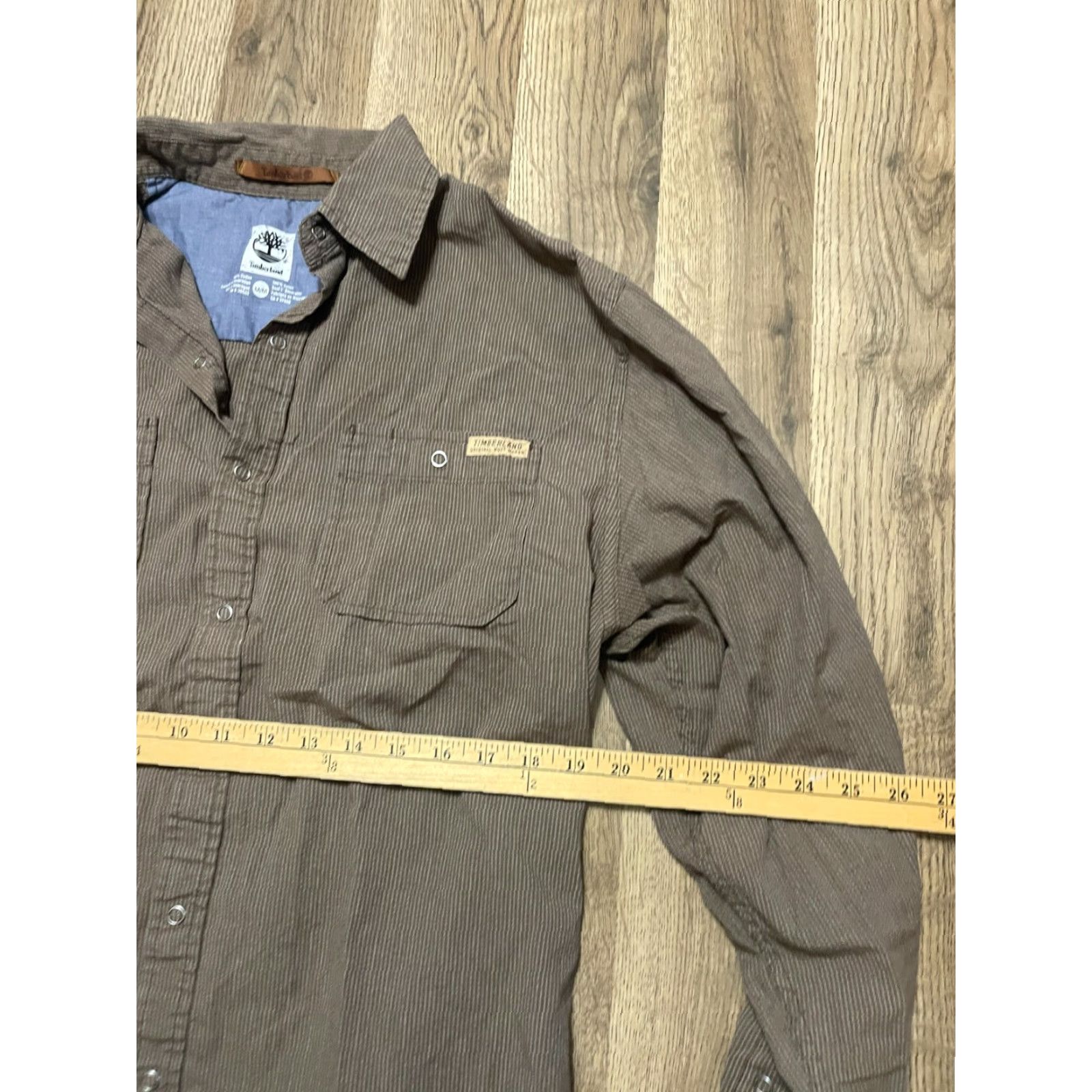 Timberland Timberland Shirt Men's Medium Brown Button-Up Long Sleeve Casual Professional Size US M / EU 48-50 / 2 - 6 Thumbnail