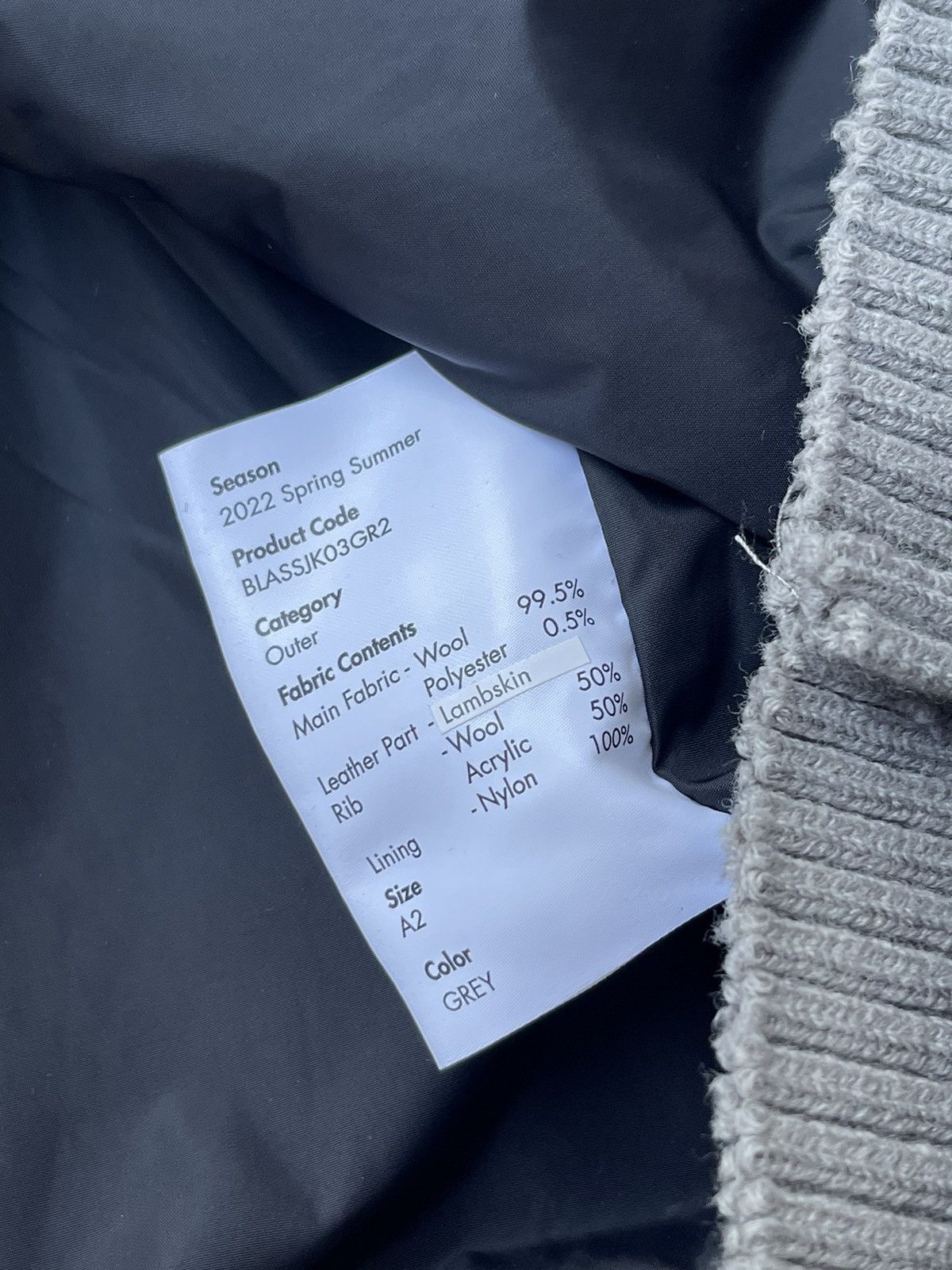 Ader Error !DS! SS22 Ader Error 3 Grey Deconstructed Bomber Jacket Size US M / EU 48-50 / 2 - 21 Thumbnail