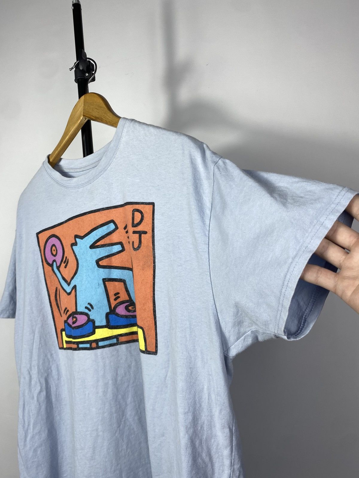 Keith Haring × Vintage 00s BIG Logo Art Keith Haring Y2K t-shirt Size US M / EU 48-50 / 2 - 5 Thumbnail