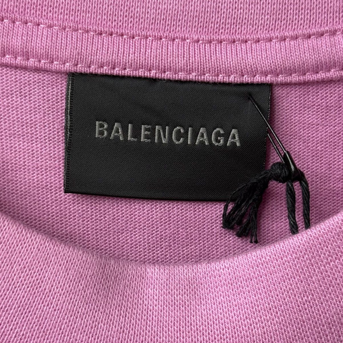Balenciaga Balenciaga Vintage 3D Logo Pink T-Shirt Size US S / EU 44-46 / 1 - 3 Thumbnail