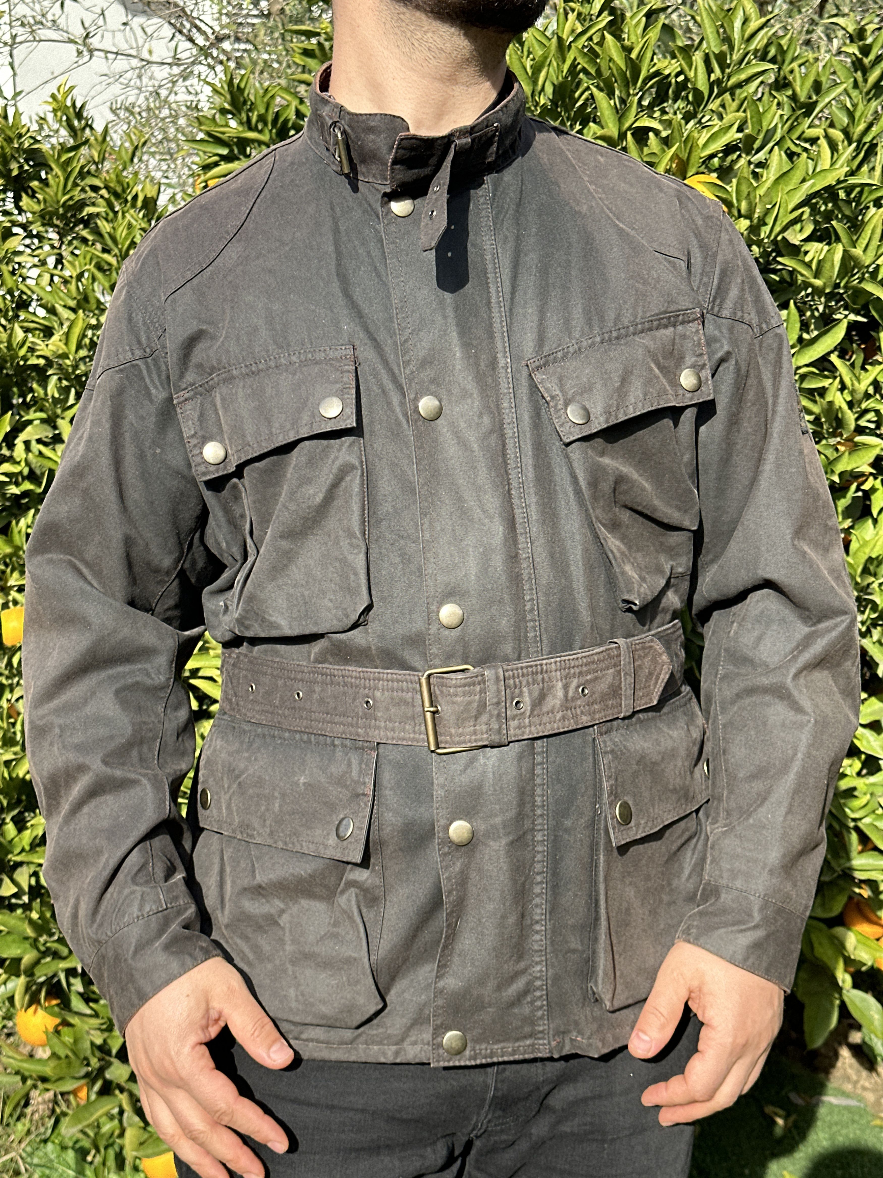 Belstaff Belstaff Waxed Field Jacket Motorcycle Biker Size L Size US L / EU 52-54 / 3 - 2 Thumbnail