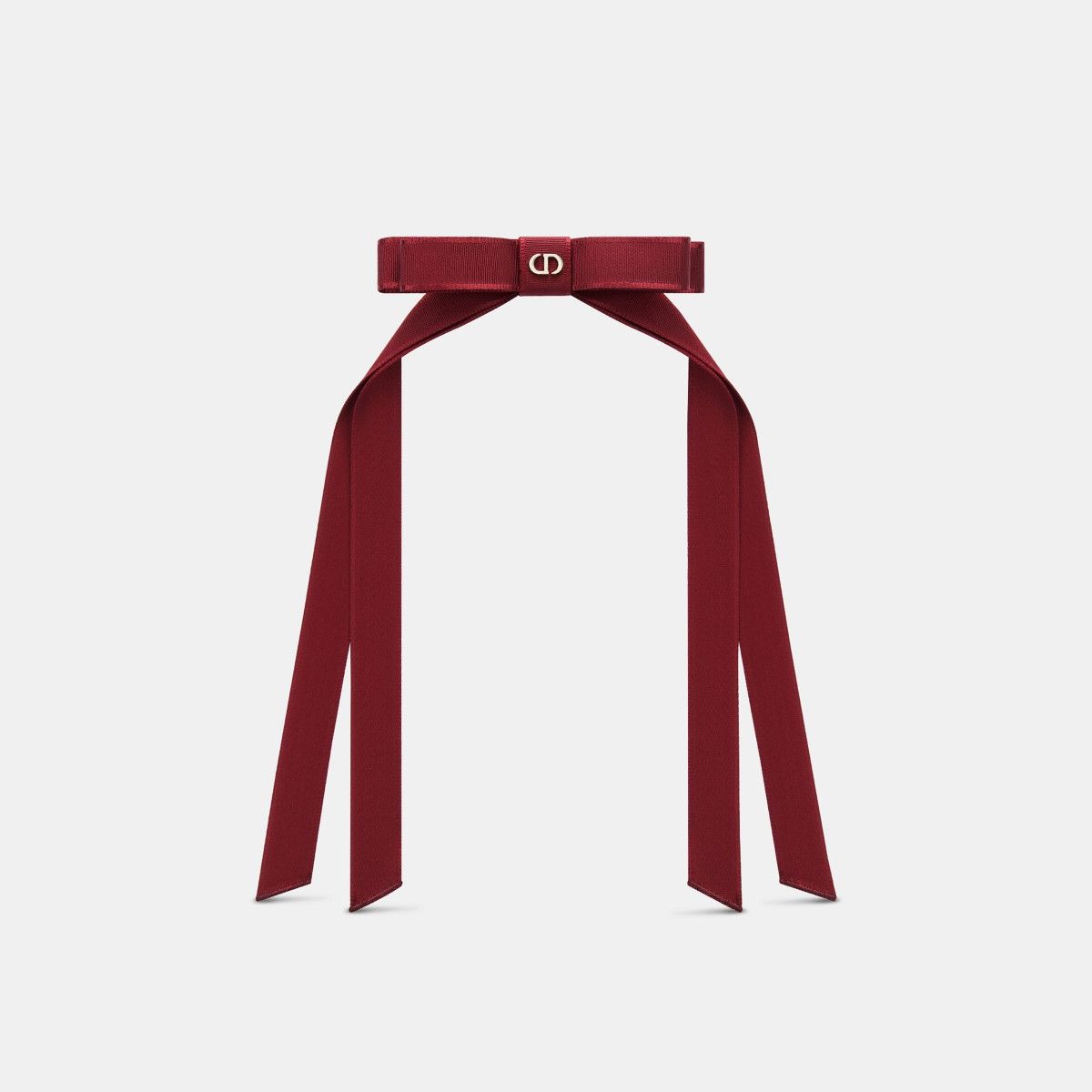 Dior o1w1db10326 Size:OS/Dior Twist Bow in Garnet Red Size ONE SIZE - 1 Thumbnail