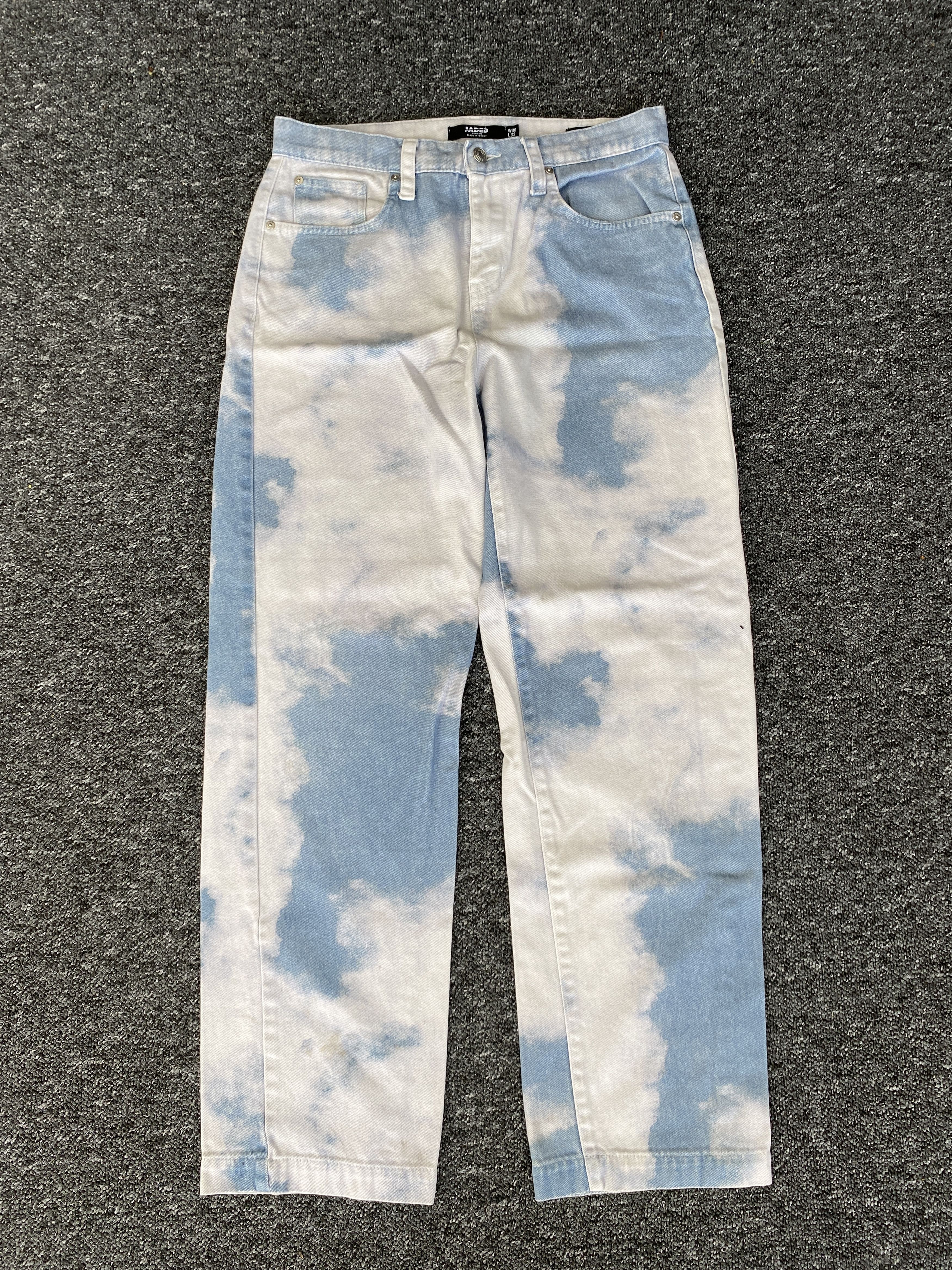 Jaded London pants clouds w30 l32 skate fit