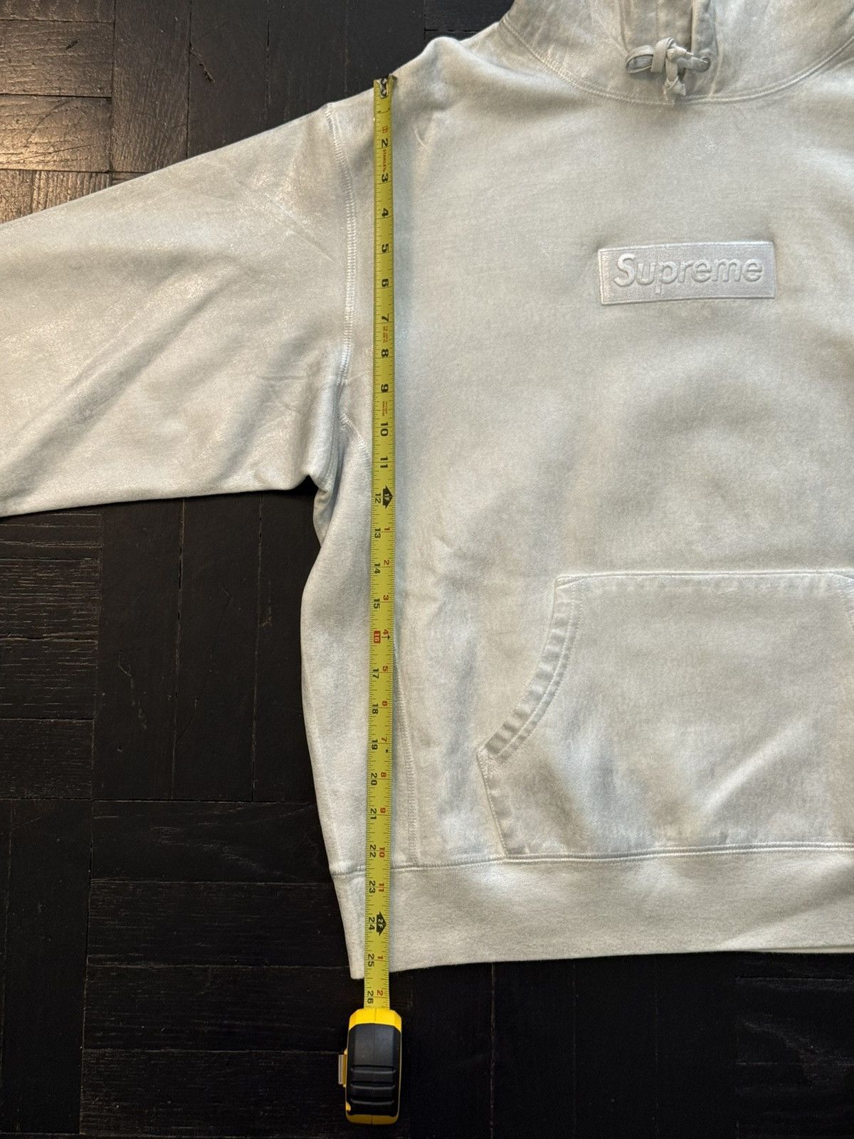 Maison Margiela × Supreme Supreme x MM6 Maison Margiela Foil Box Logo Hoodie White Size US M / EU 48-50 / 2 - 8 Thumbnail