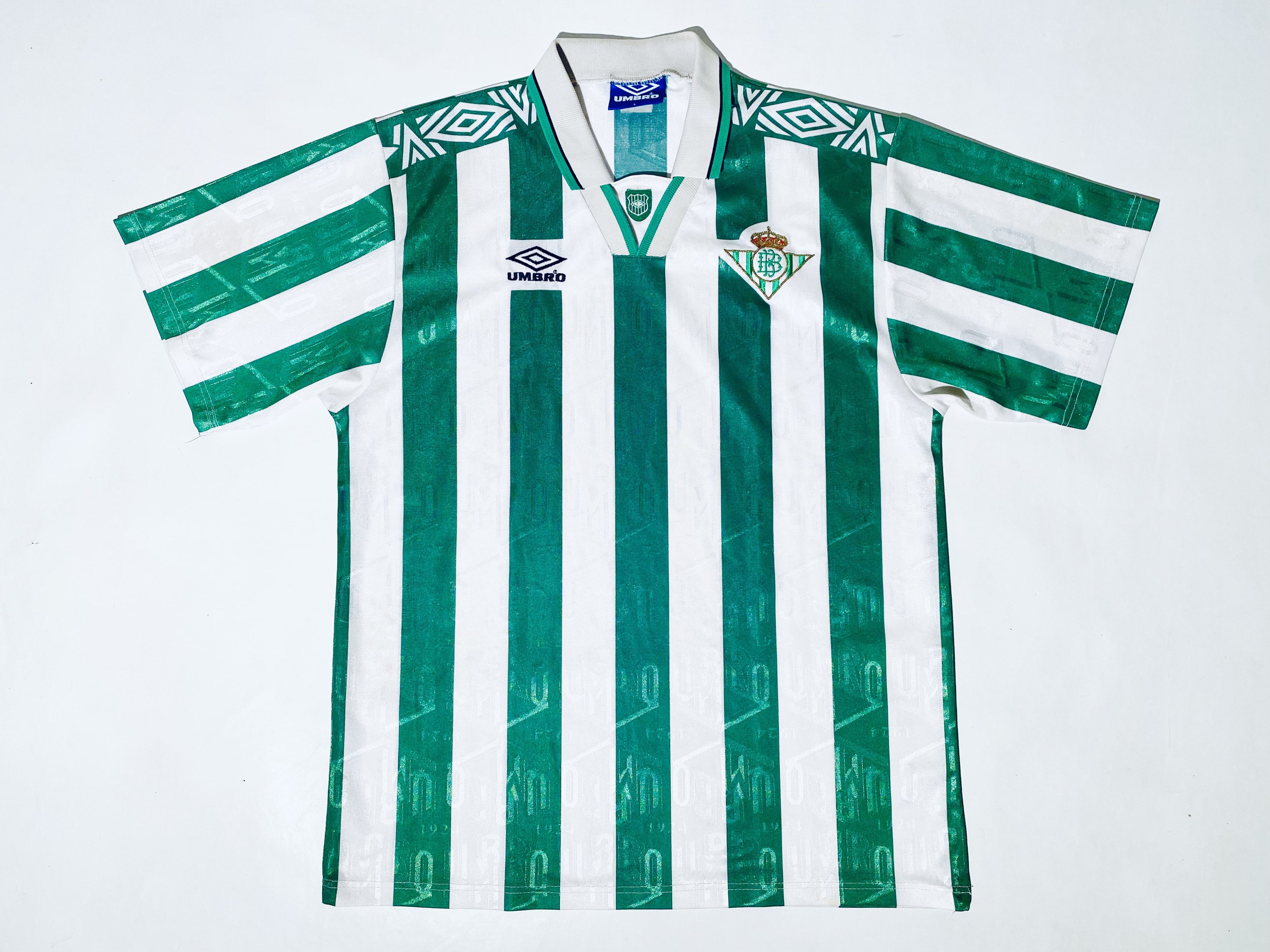 Umbro Real Betis Home Jersey Shirt 1994 - 1995 Camiseta Size US L / EU 52-54 / 3 - 3 Thumbnail