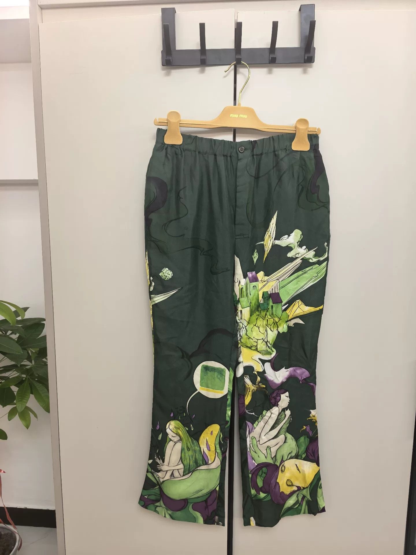 Prada Prada Runway Museum Collection Silk Trousers 40 Size 40" / US 18 - 1 Thumbnail