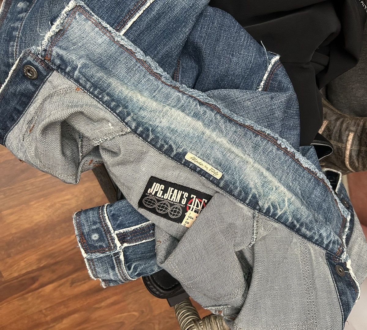 Jean Paul Gaultier JPG Jeans Jean Paul Gaultier Washed Reversed Denim Jacket Size S / US 4 / IT 40 - 17 Thumbnail