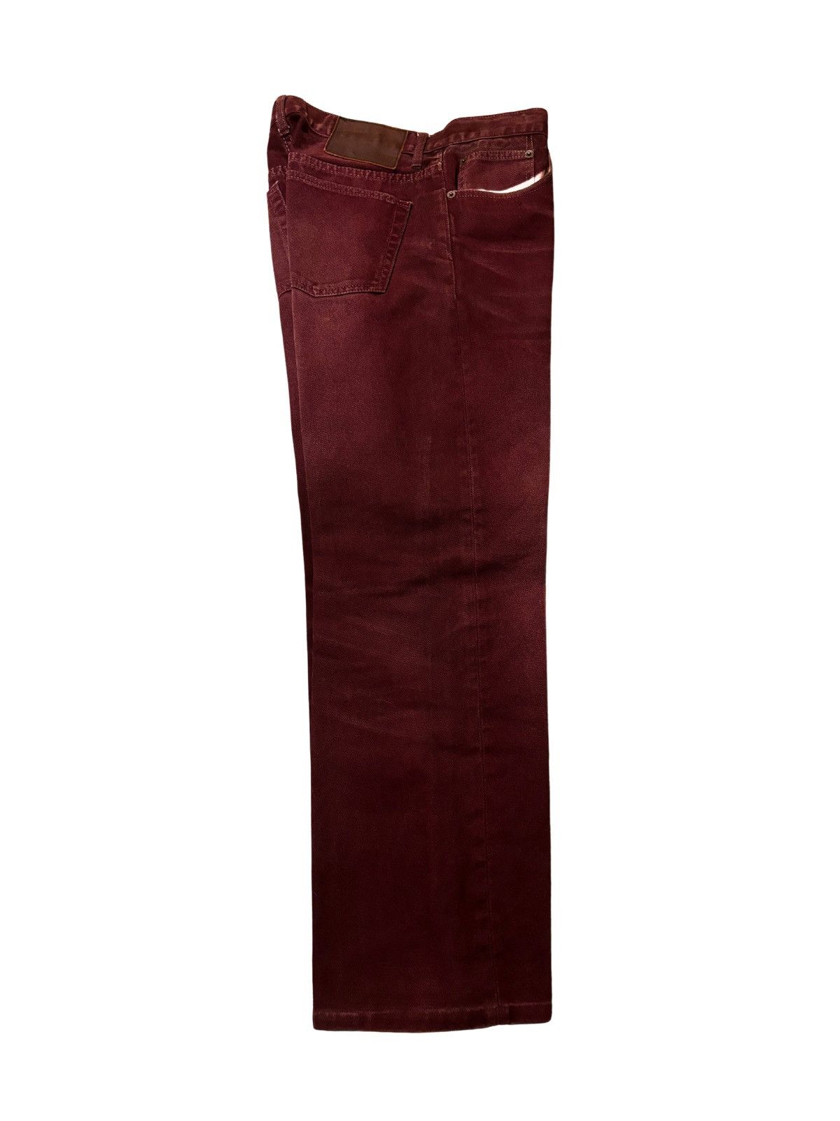 izzue Men’s brown burgundy Jeans.mj0209 Size US 31 - 8 Thumbnail