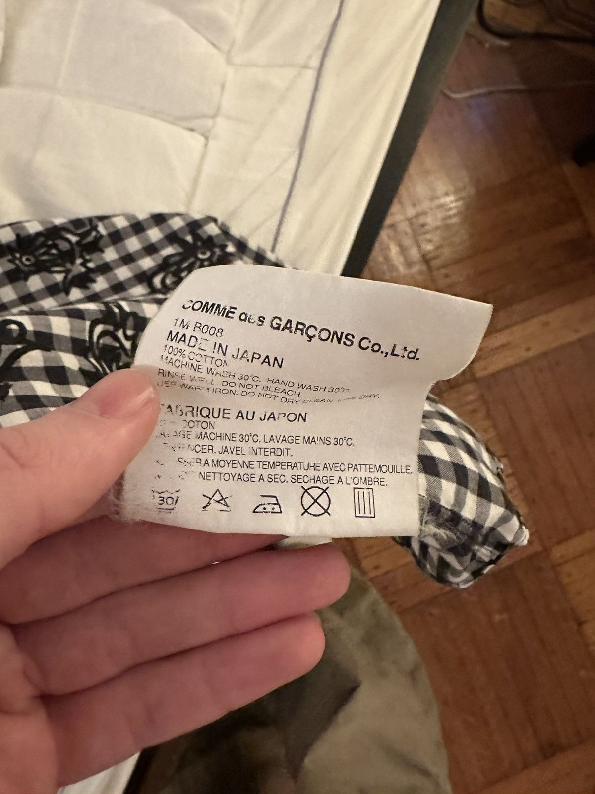 Comme des Garcons × Comme des Garcons Black COMME DES GARÇONS BLACK BUTTON UP Size US L / EU 52-54 / 3 - 5 Thumbnail