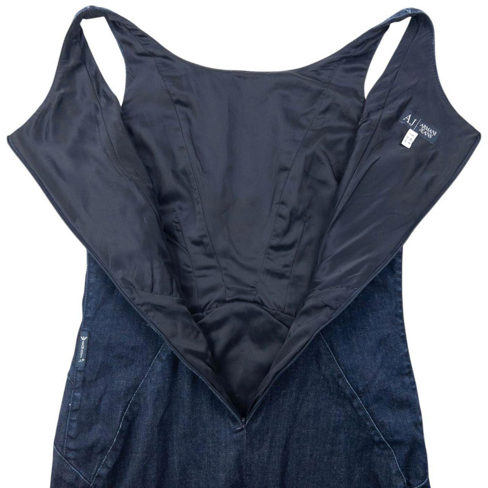 Other Vintage 2000s Armani Jeans Denim Dress Womens Size S Size S / US 4 / IT 40 - 5 Thumbnail