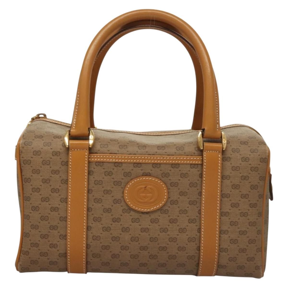 Gucci GUCCI Micro GG Supreme Hand Bag Pvc Beige Gold 000 58 000 58 Size ONE SIZE - 2 Thumbnail