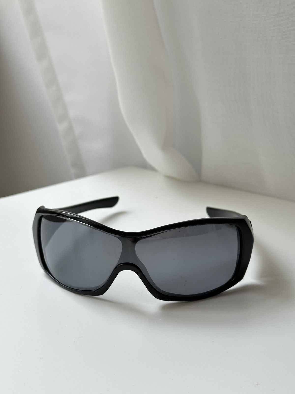 Oakley Oakley Riddle Unisex Rare Black USA Mask Sunglasses Size ONE SIZE - 3 Thumbnail