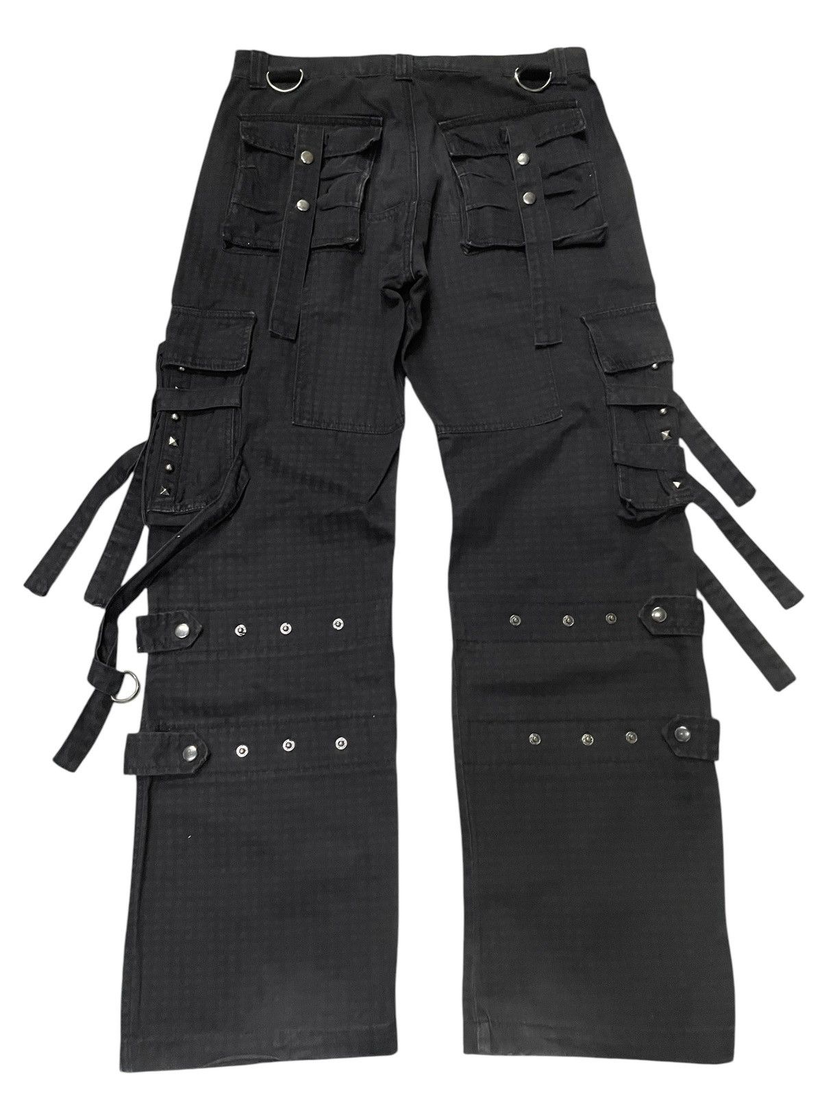 Hysteric Glamour × Japanese Brand × Tripp NYC Planet Five Japan Raver Studded Bondage Loose Jeans Size US 33 - 2 Thumbnail