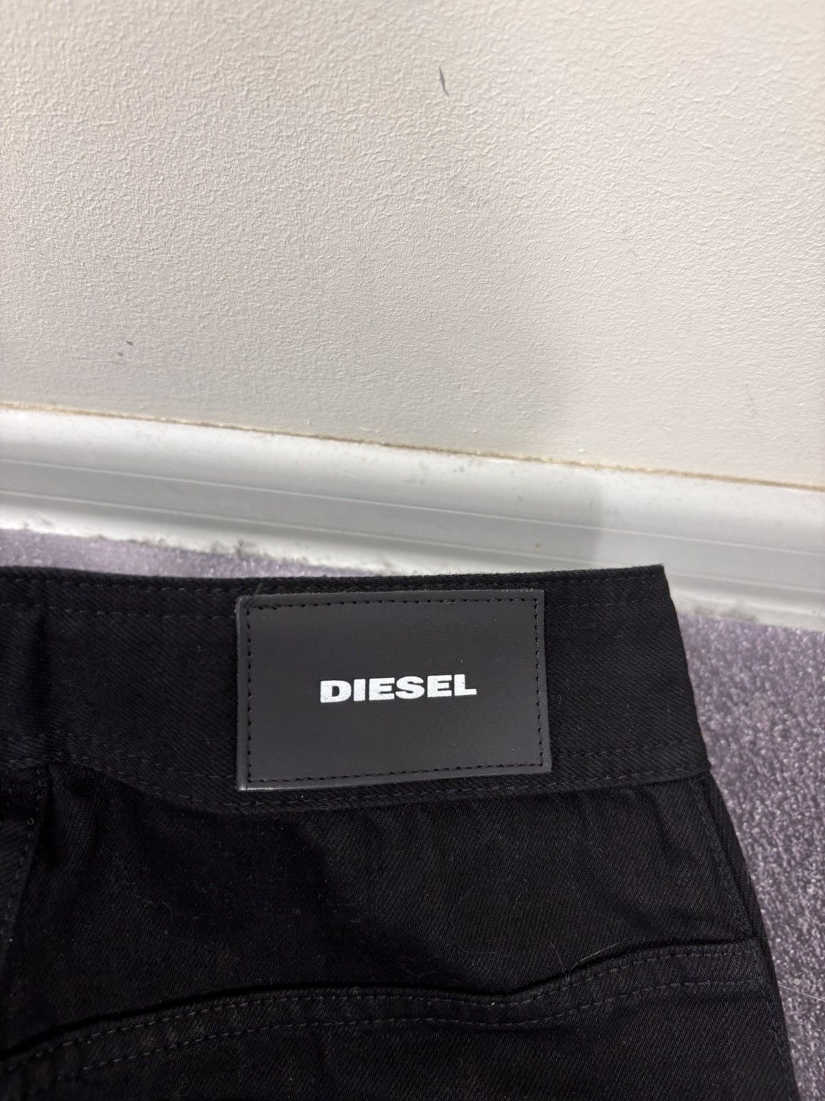 Diesel Diesel De-Baltra NWT Women’s Black Denim Cotton Mini Skirt Size 24" / US 00 / IT 34 - 15 Thumbnail