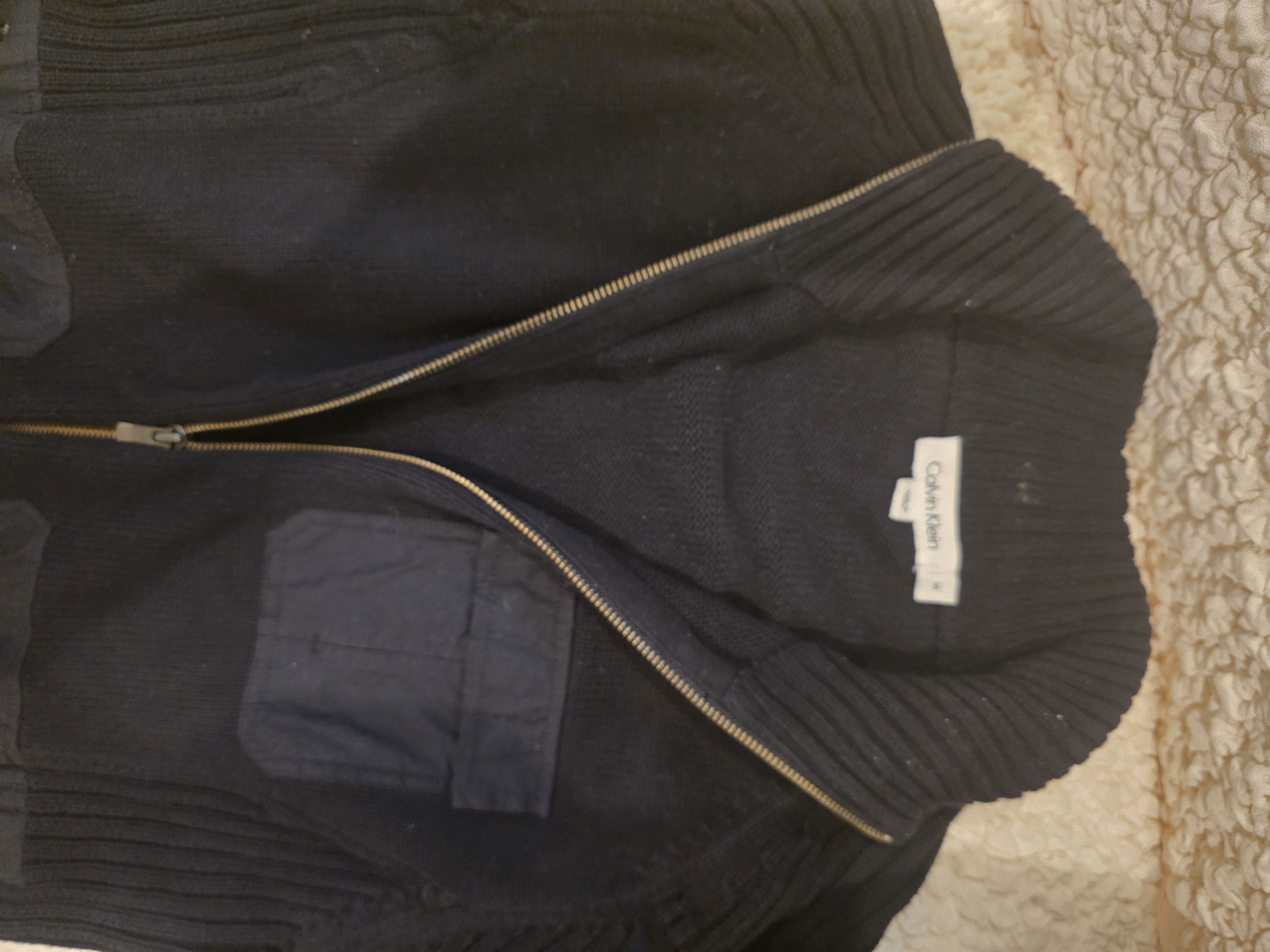 Calvin Klein Zipper cotton sweater Size US M / EU 48-50 / 2 - 3 Thumbnail