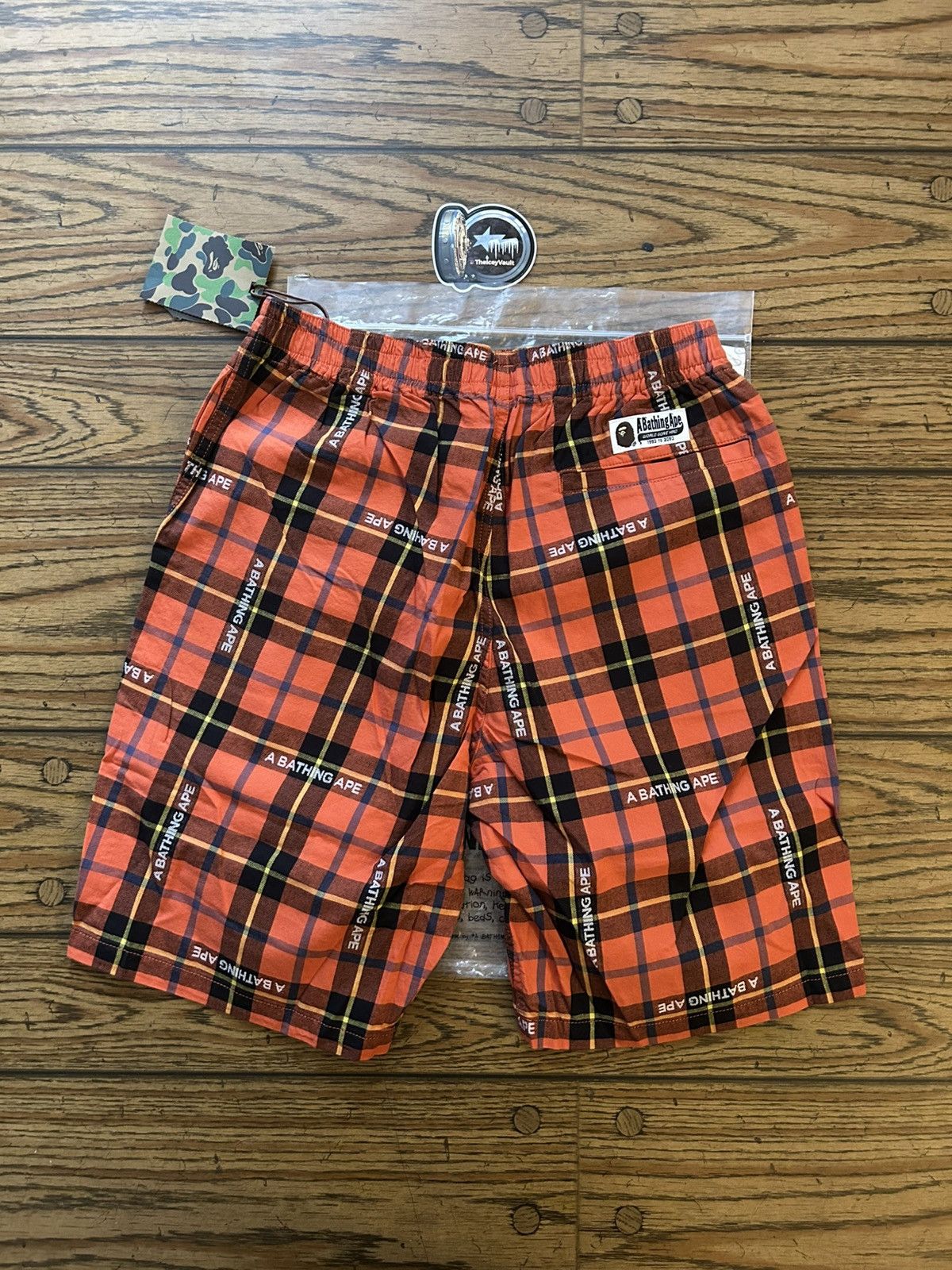 Bape NEW Bape Plaid Pajama Shorts Size US 28 / EU 44 - 4 Thumbnail