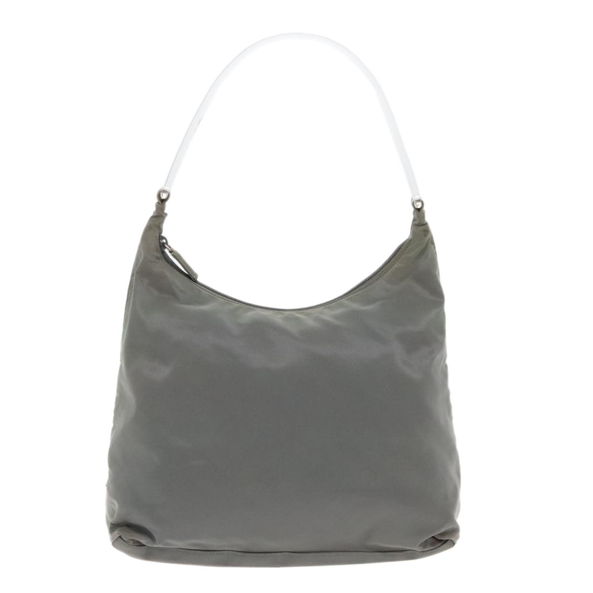 Prada Tessuto Grey Synthetic Shoulder Bag (Pre-Owned) Size ONE SIZE - 1 Thumbnail