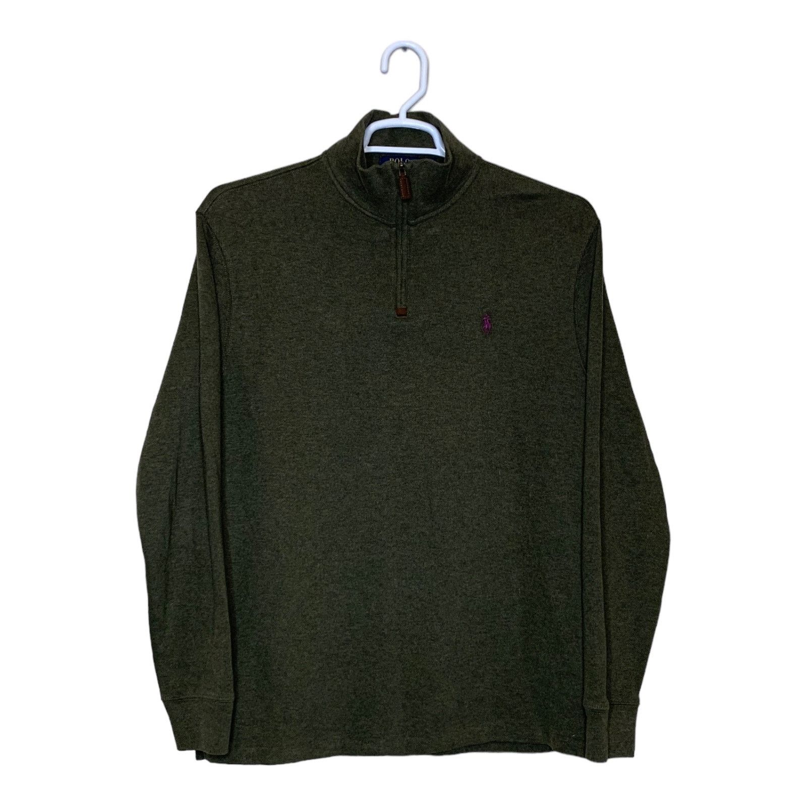 Ralph Lauren Polo green long sleeves pullover sweatshirt size Large Size US L / EU 52-54 / 3 - 9 Thumbnail